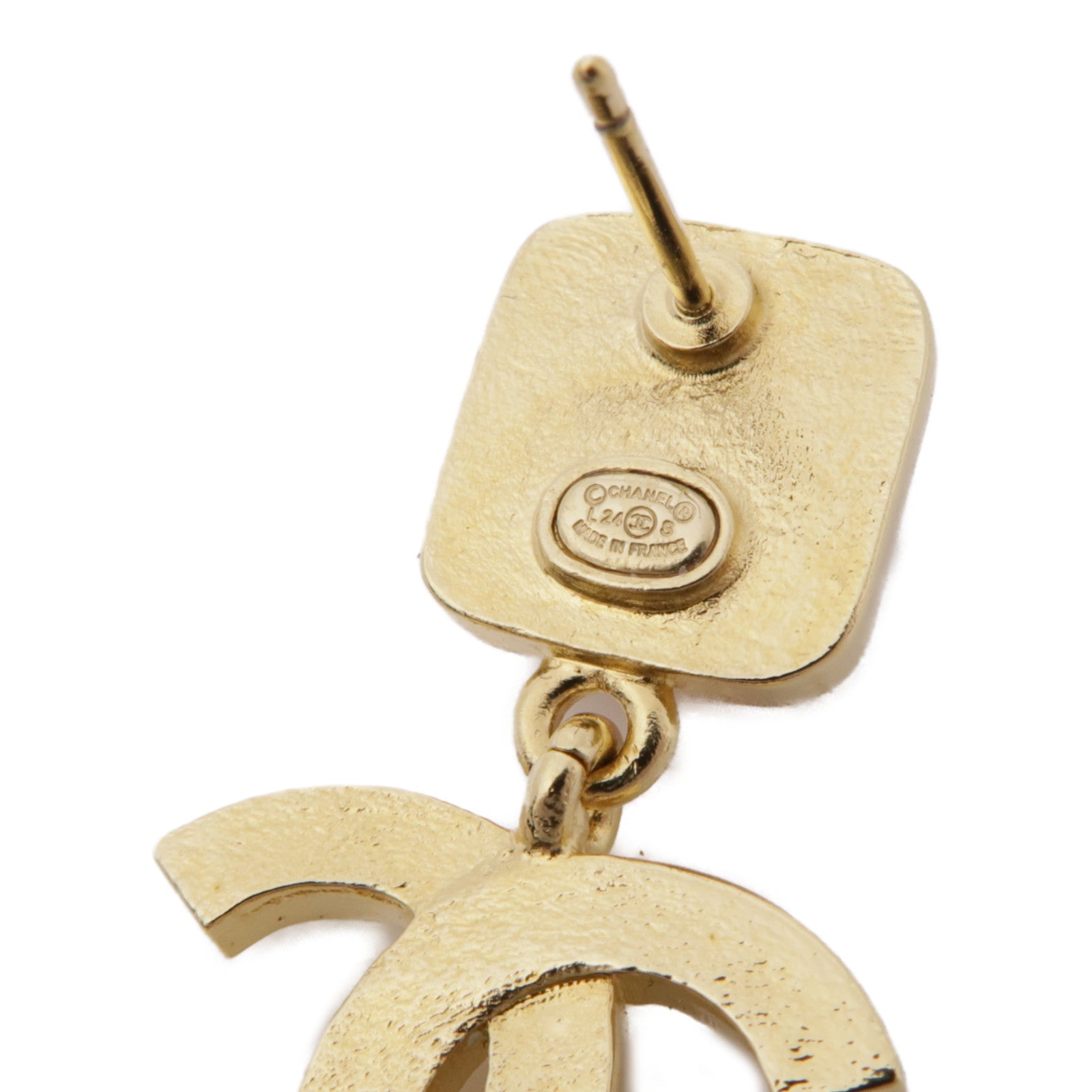 CHANEL 金屬/PVC Earrings耳環