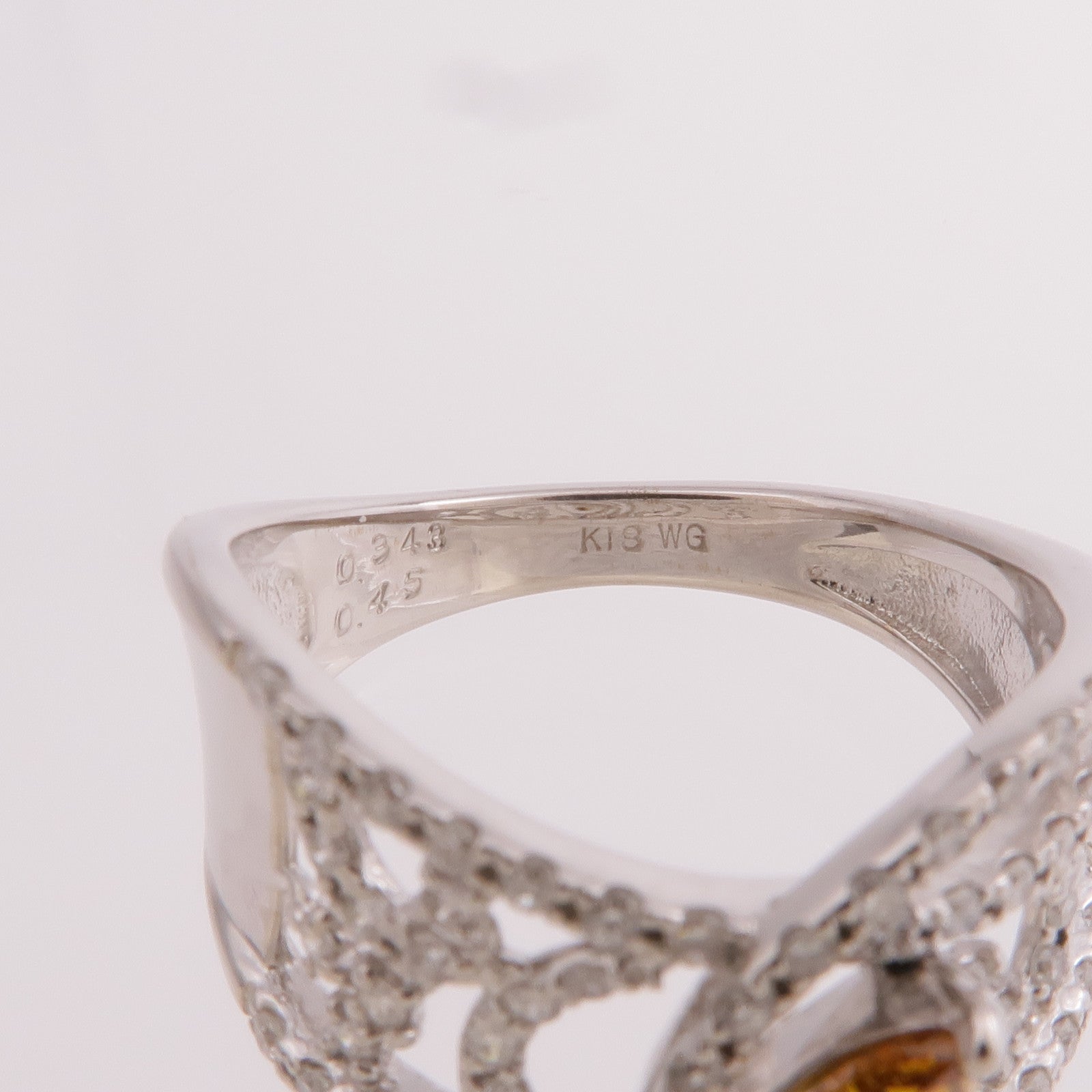 JEWELRY 18K白金Diamond Ring鑽石戒指US#5.75