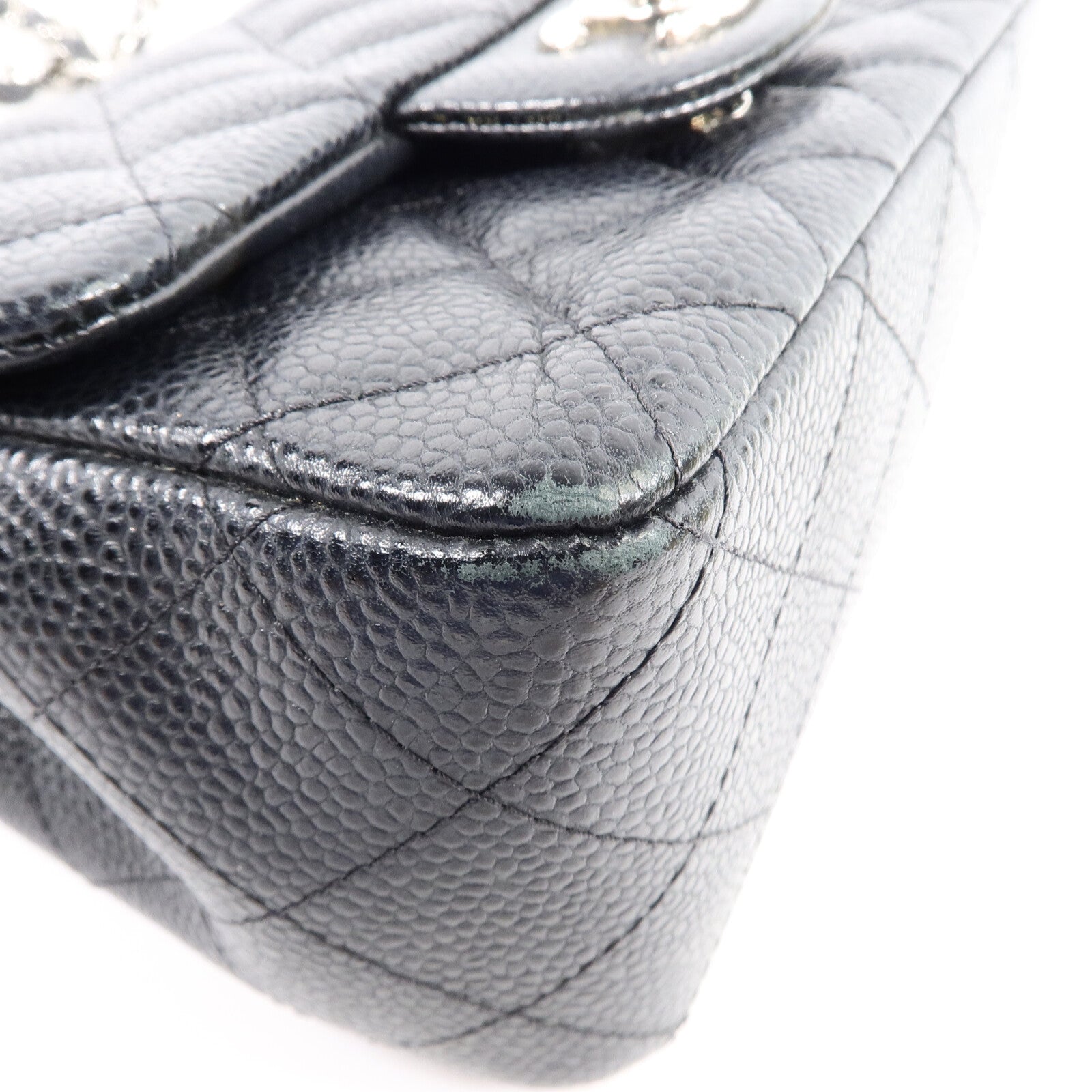 CHANEL 牛皮皮革Mini Classic 17鏈帶肩背袋