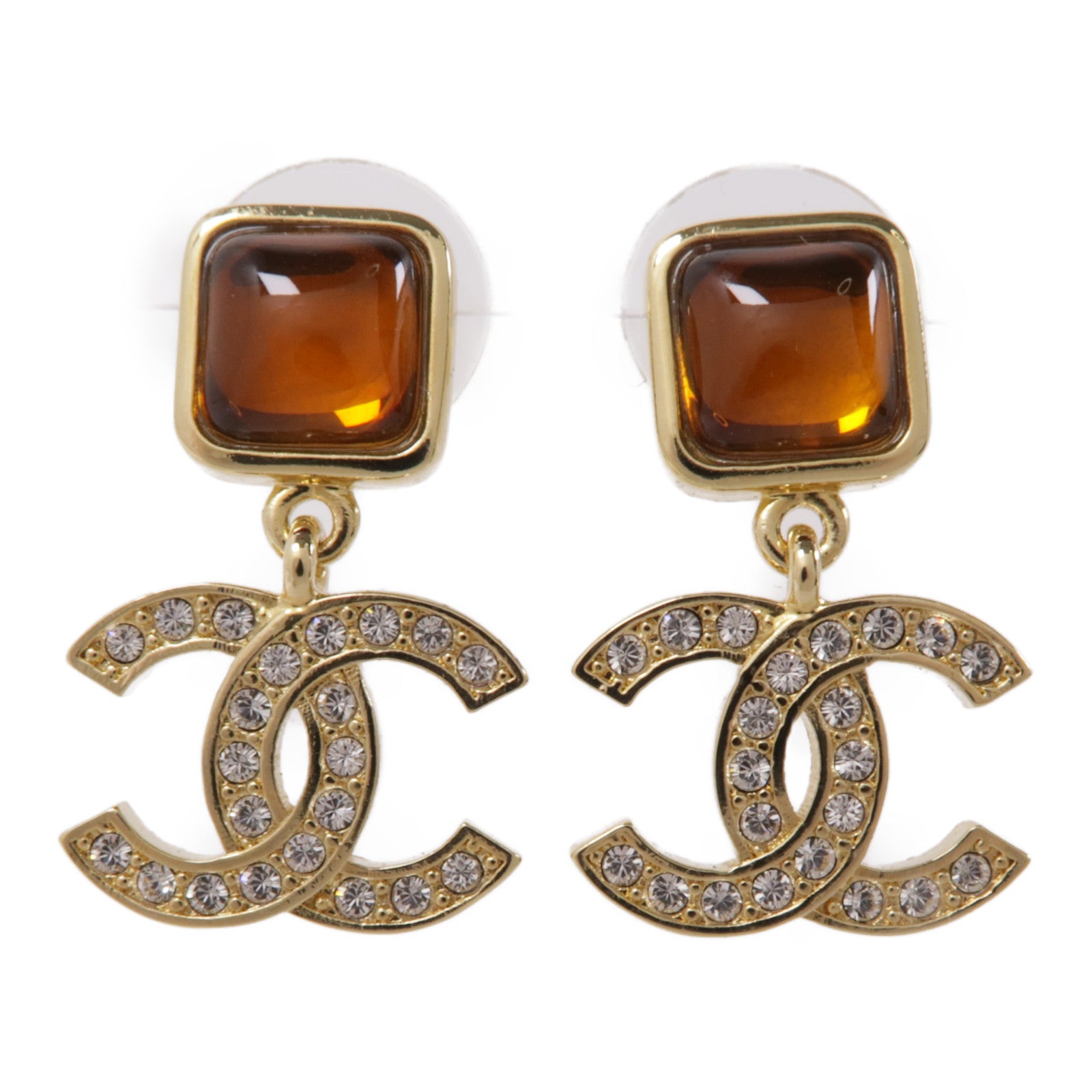 CHANEL 金屬/PVC Earrings耳環