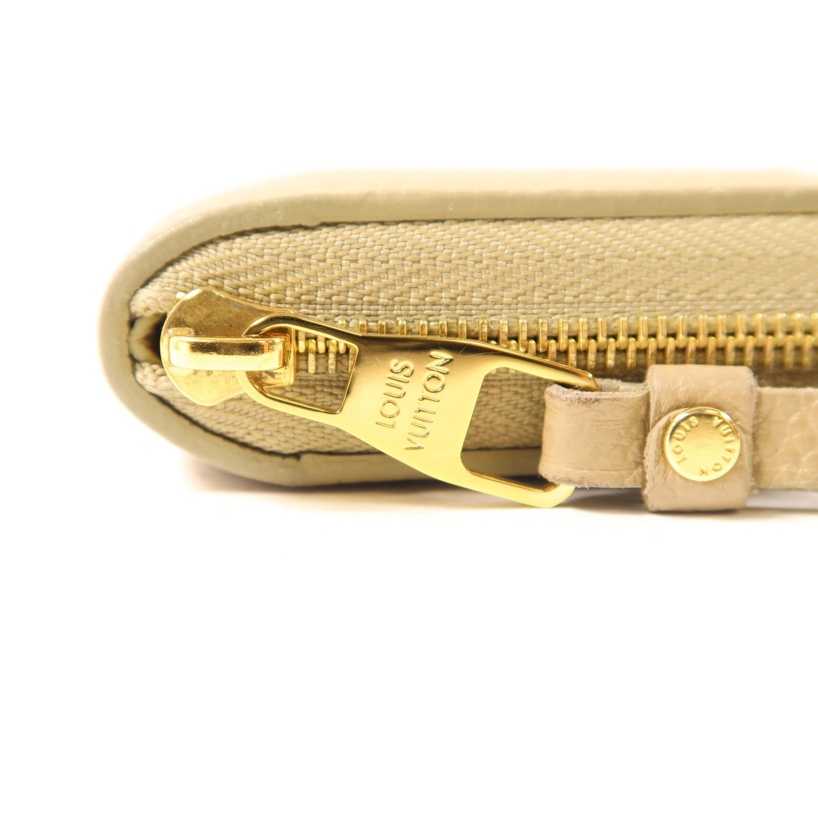 LOUIS VUITTON 【激減優惠】Monogram Empreinte Zippy Coin Purse金扣零錢包綠色/白色