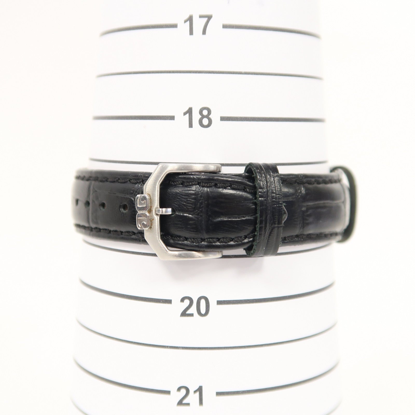 GLASHUTTE ORIGINAL Senator Chronograph不鏽鋼/皮革帶手錶自動機芯銀色