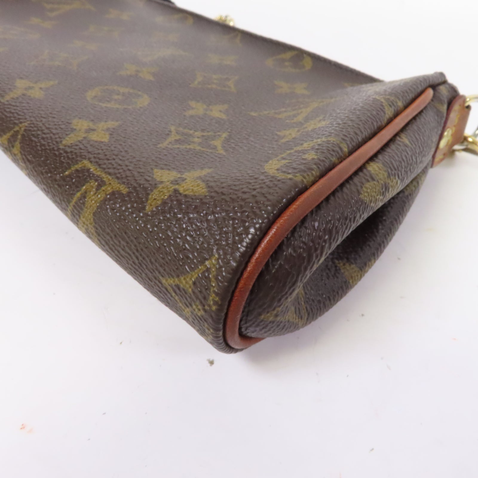 LOUIS VUITTON Monogram Eva金扣手挽肩背兩用袋啡色