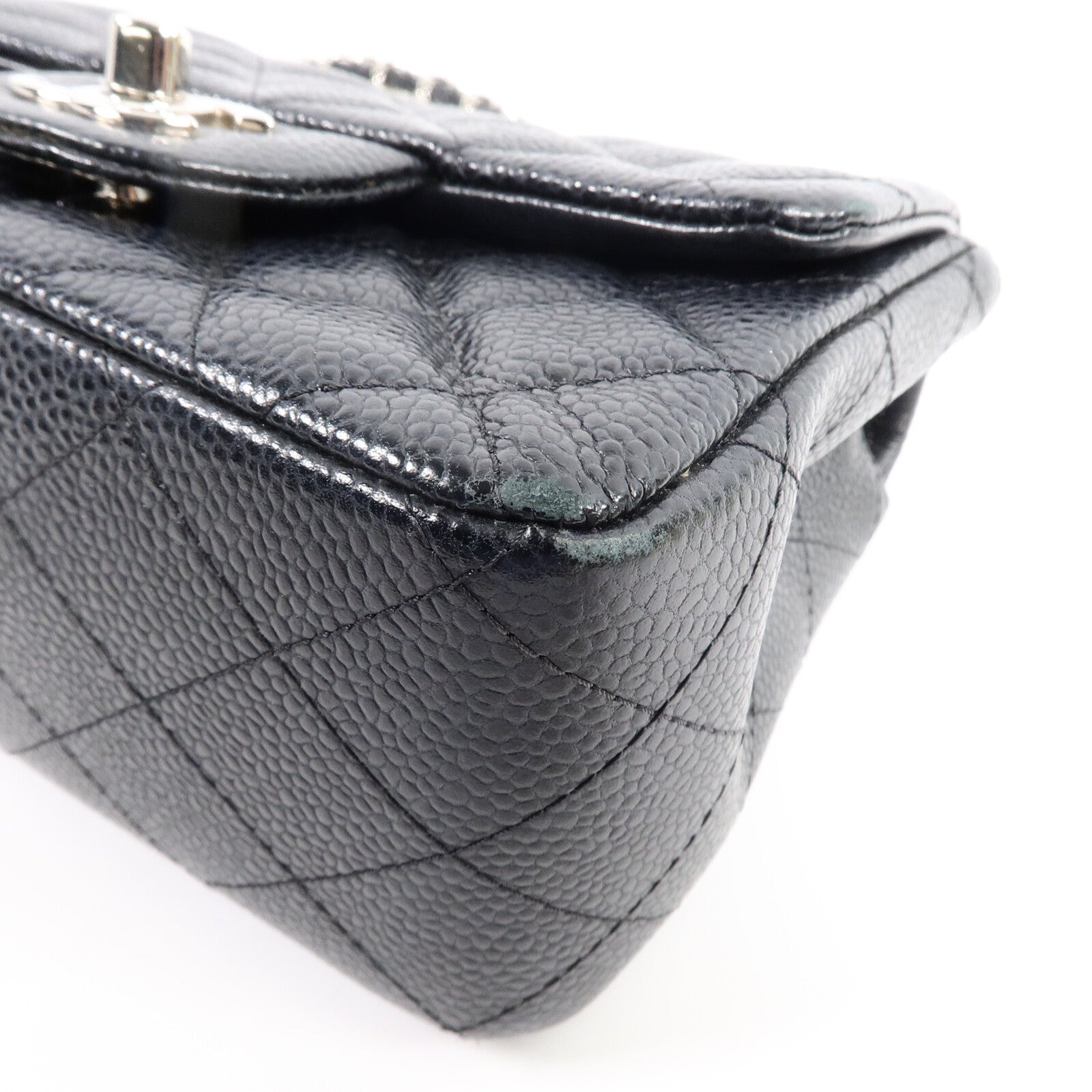 CHANEL 牛皮皮革Mini Classic 17鏈帶肩背袋