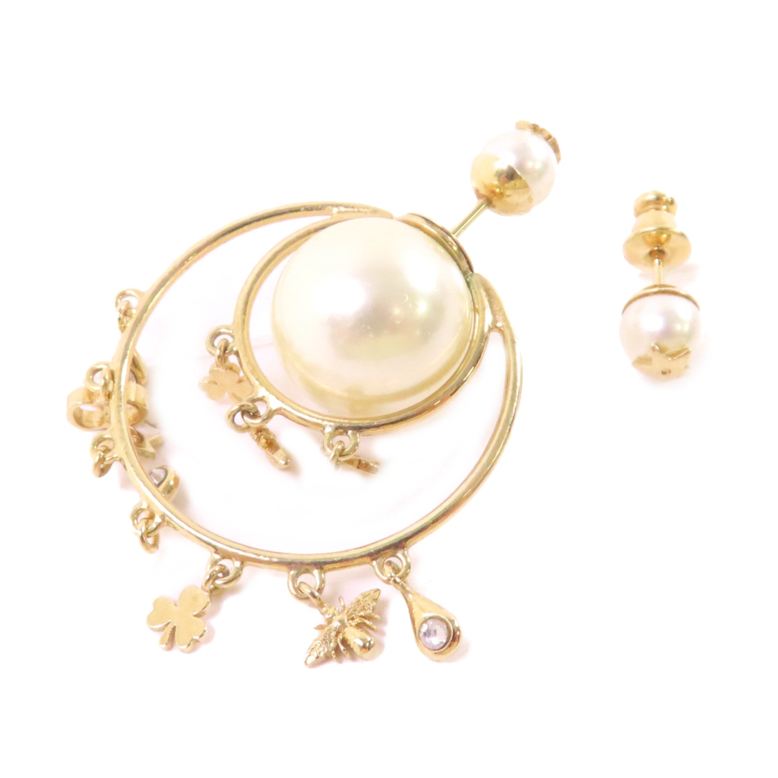 Dior 金屬/仿珍珠 Earrings耳環