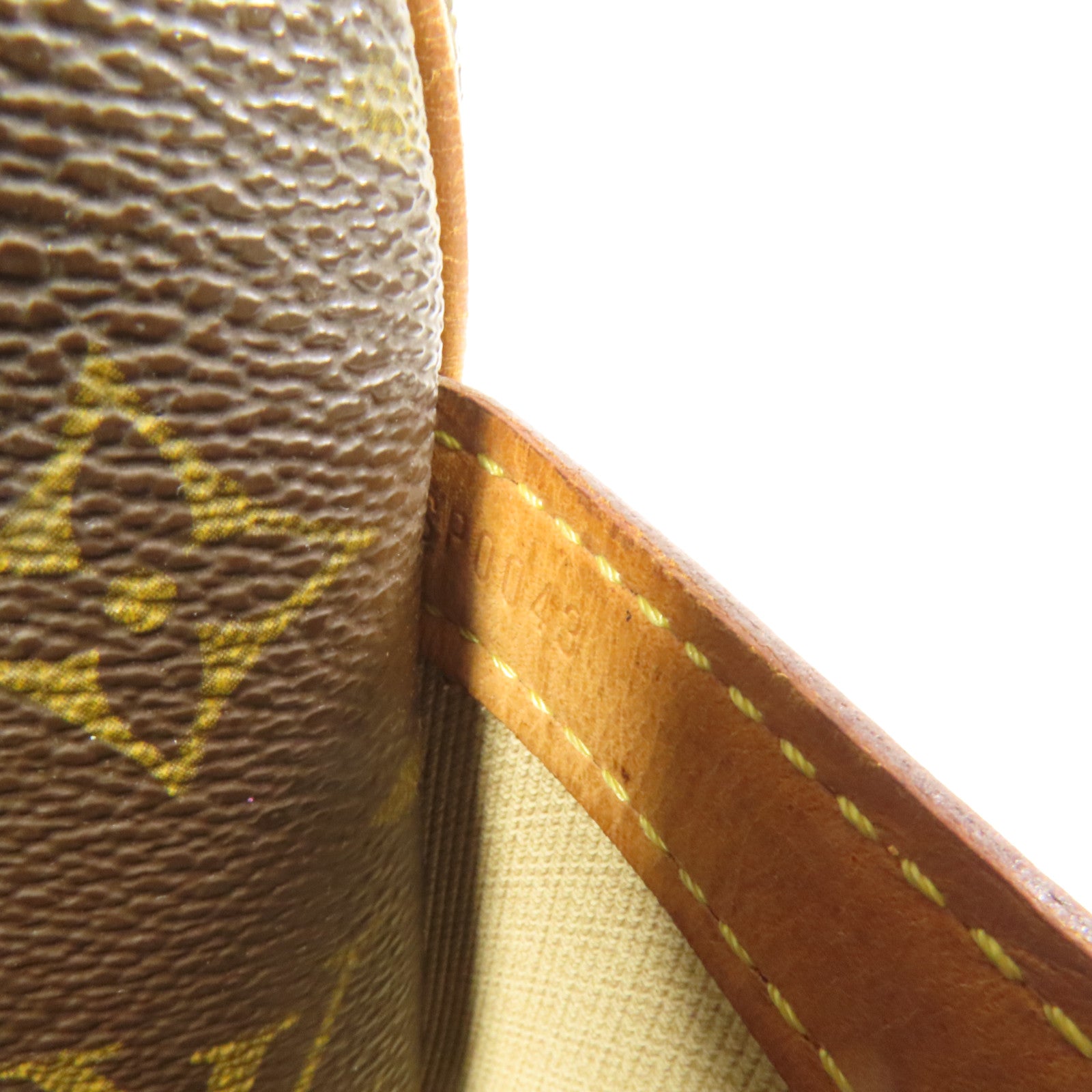 LOUIS VUITTON Monogram Reporter PM金扣肩背袋棕色