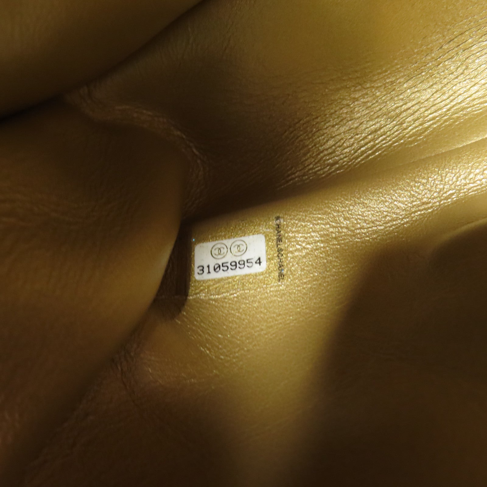 CHANEL 羊皮皮革Mini Flap Bag金扣鏈帶肩背袋