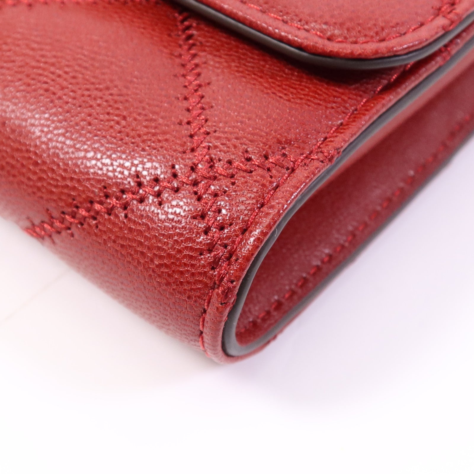 Tory Burch 牛皮皮革Burch Willa金扣鏈帶肩背袋