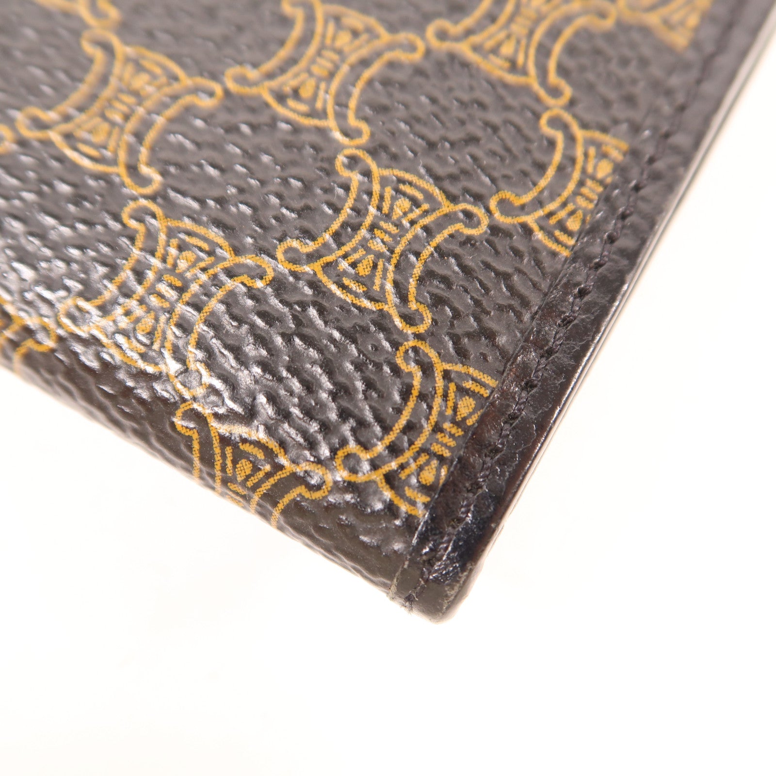 CELINE 皮革Vintage Long Wallet金扣長錢包