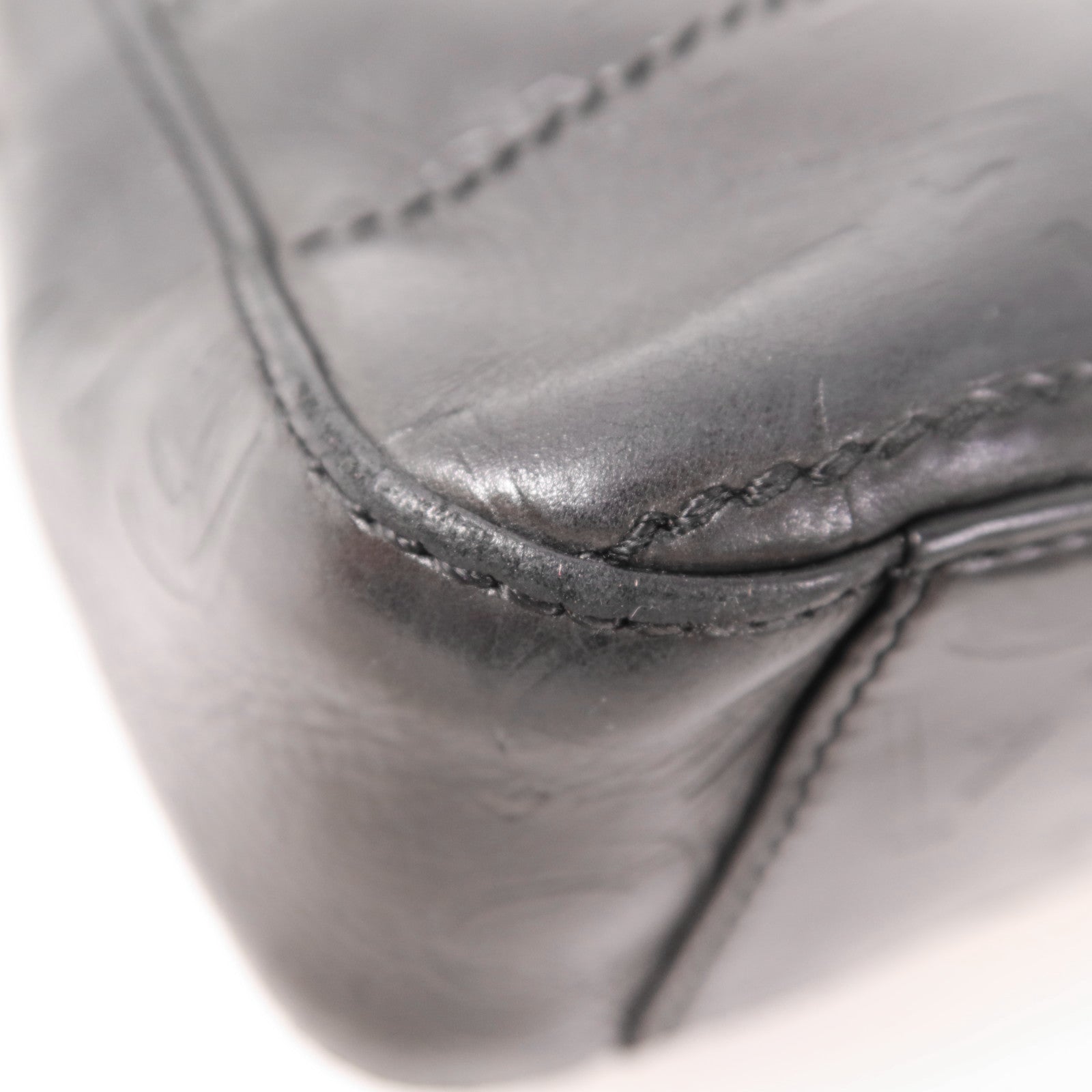 CHANEL 羊皮皮革Vintage Chain Shoulder金扣鏈帶肩背袋