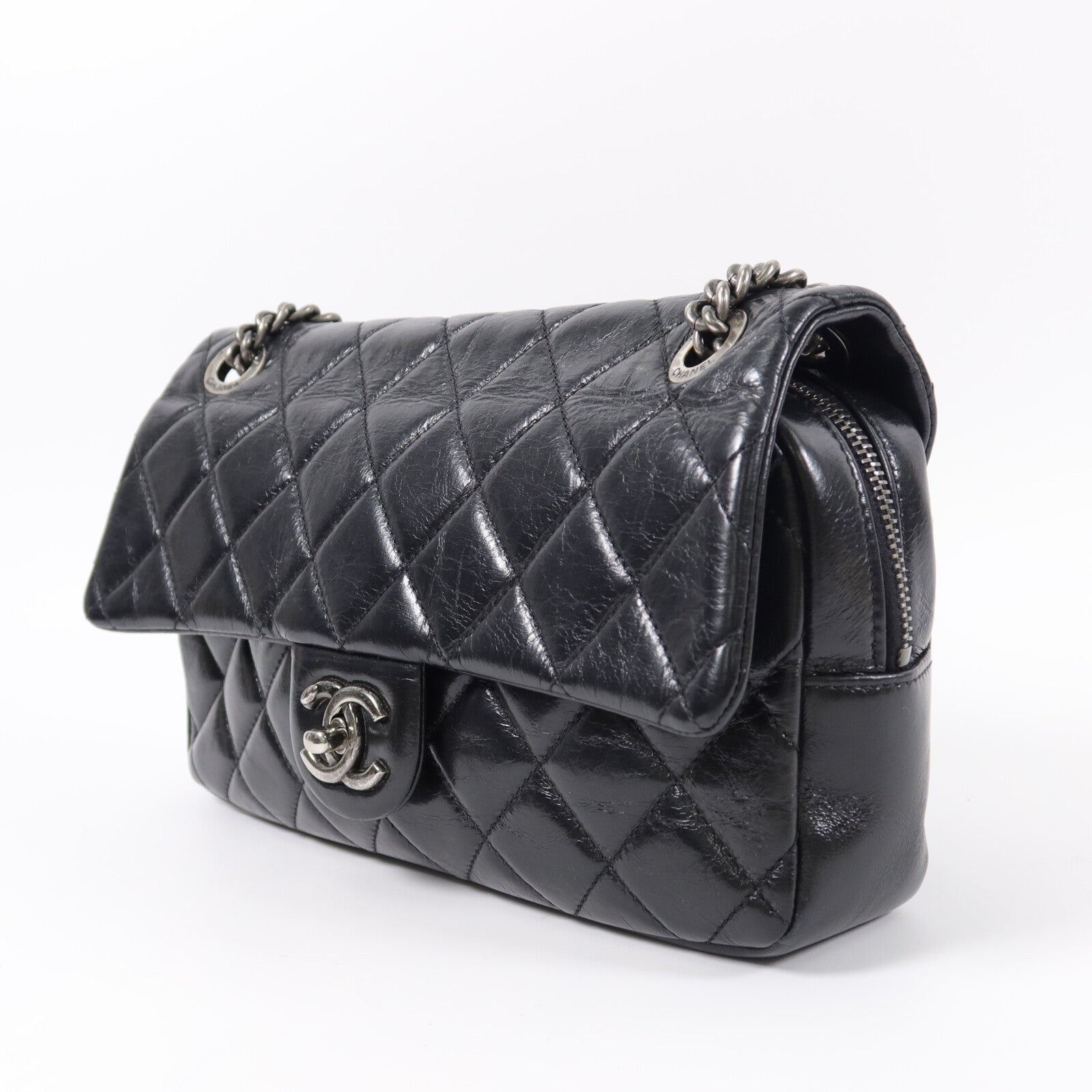 CHANEL 牛皮皮革Shoulder Bag鏈帶肩背袋