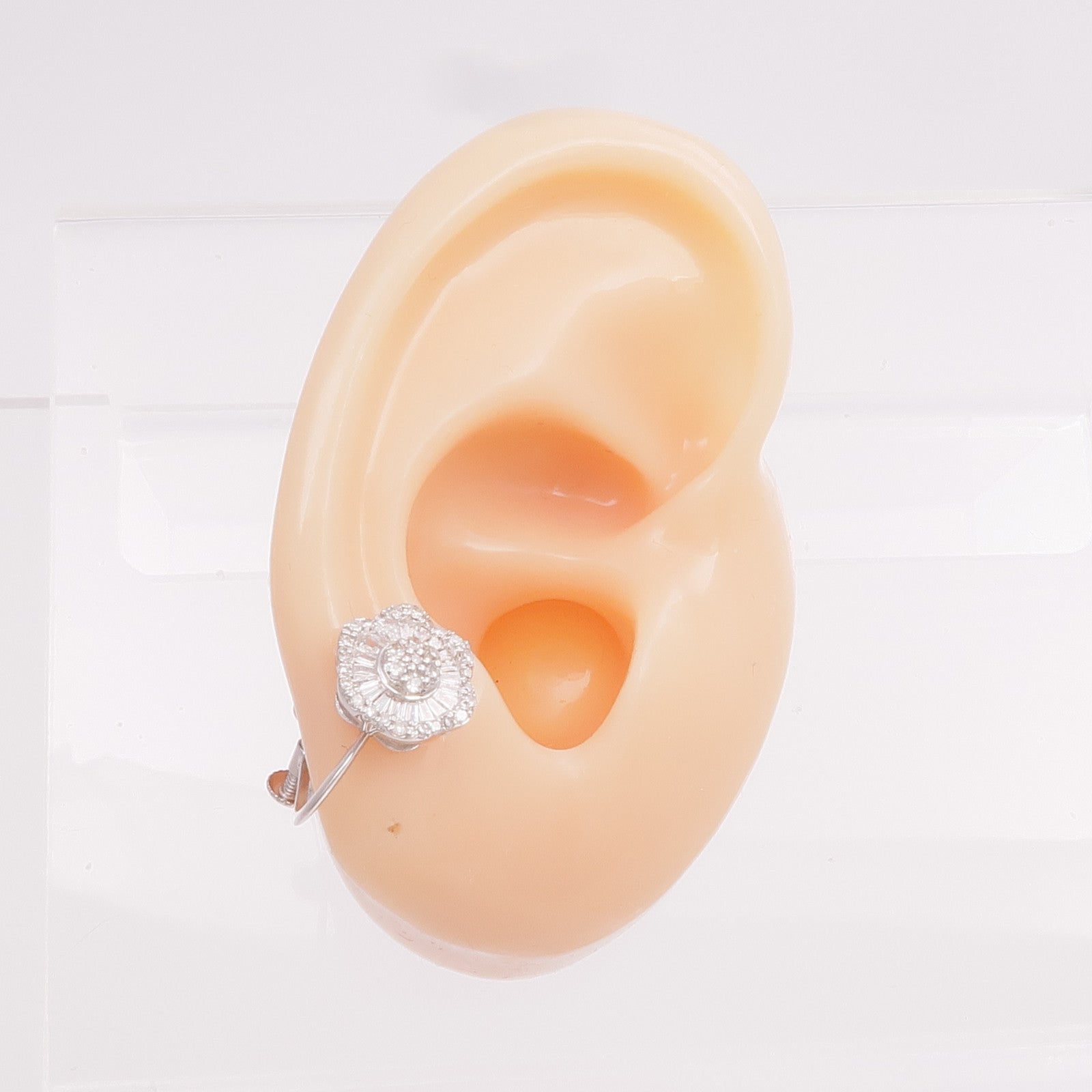 JEWELRY 18K白金Diamond Earrings鑽石耳環
