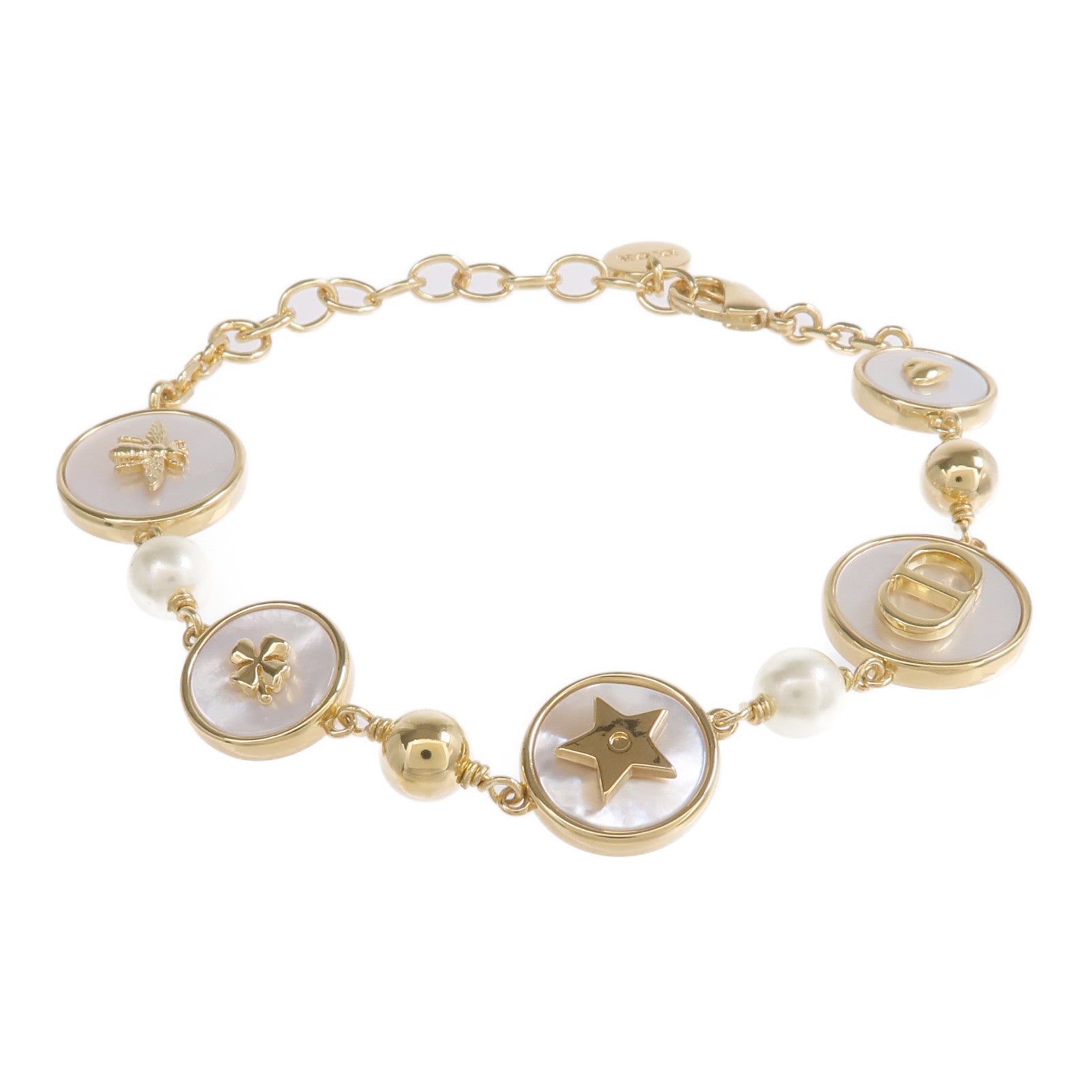 Dior 金屬/珍珠母貝Bracelet手鏈