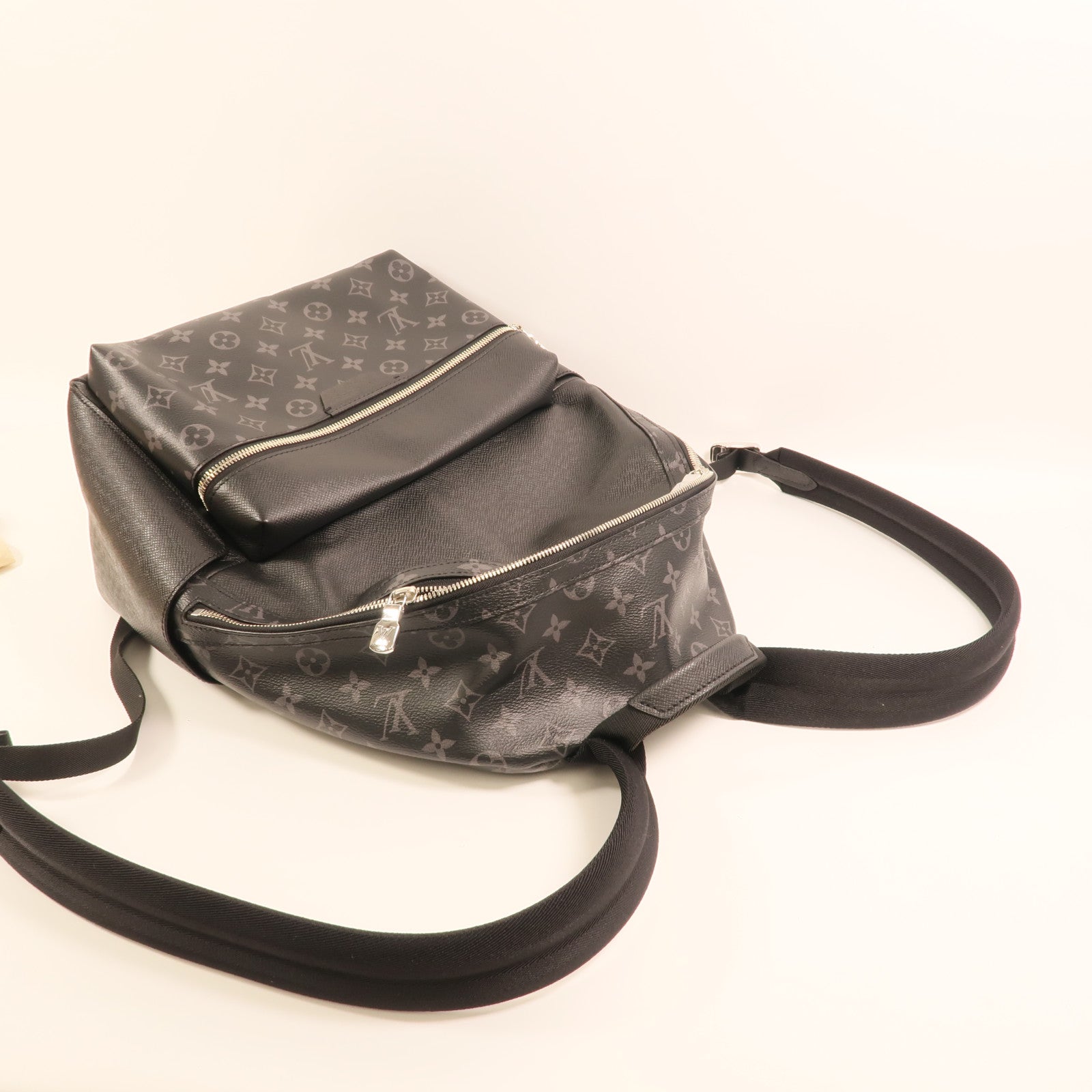 LOUIS VUITTON Taigarama Discovery Backpack銀扣背包