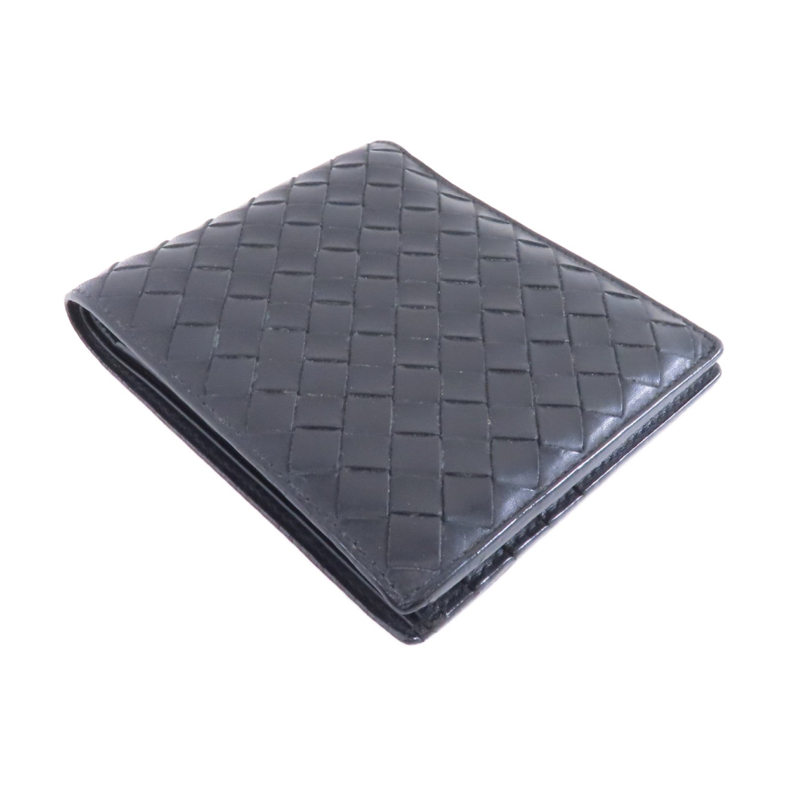 BOTTEGA VENETA 織紋皮革Wallet錢包黑色