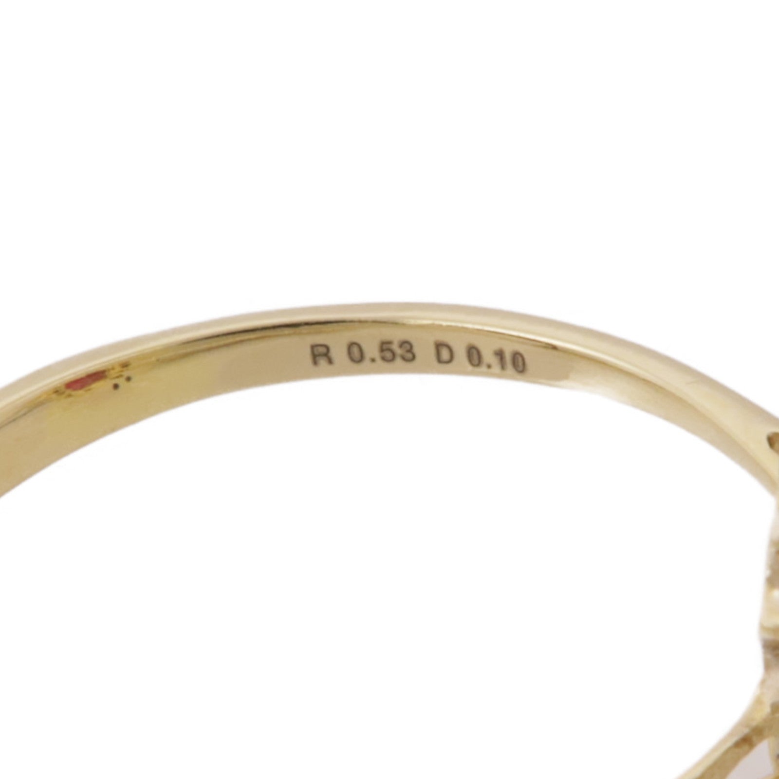 JEWELRY 18K黃金Ruby/Diamond Ring紅寶石/鑽石戒指US#7.5