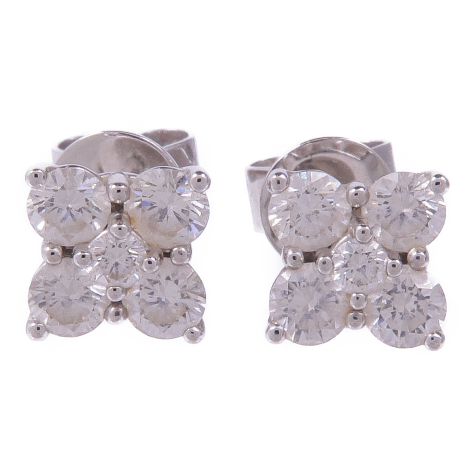 JEWELRY 18K白金Diamond Earrings鑽石耳環