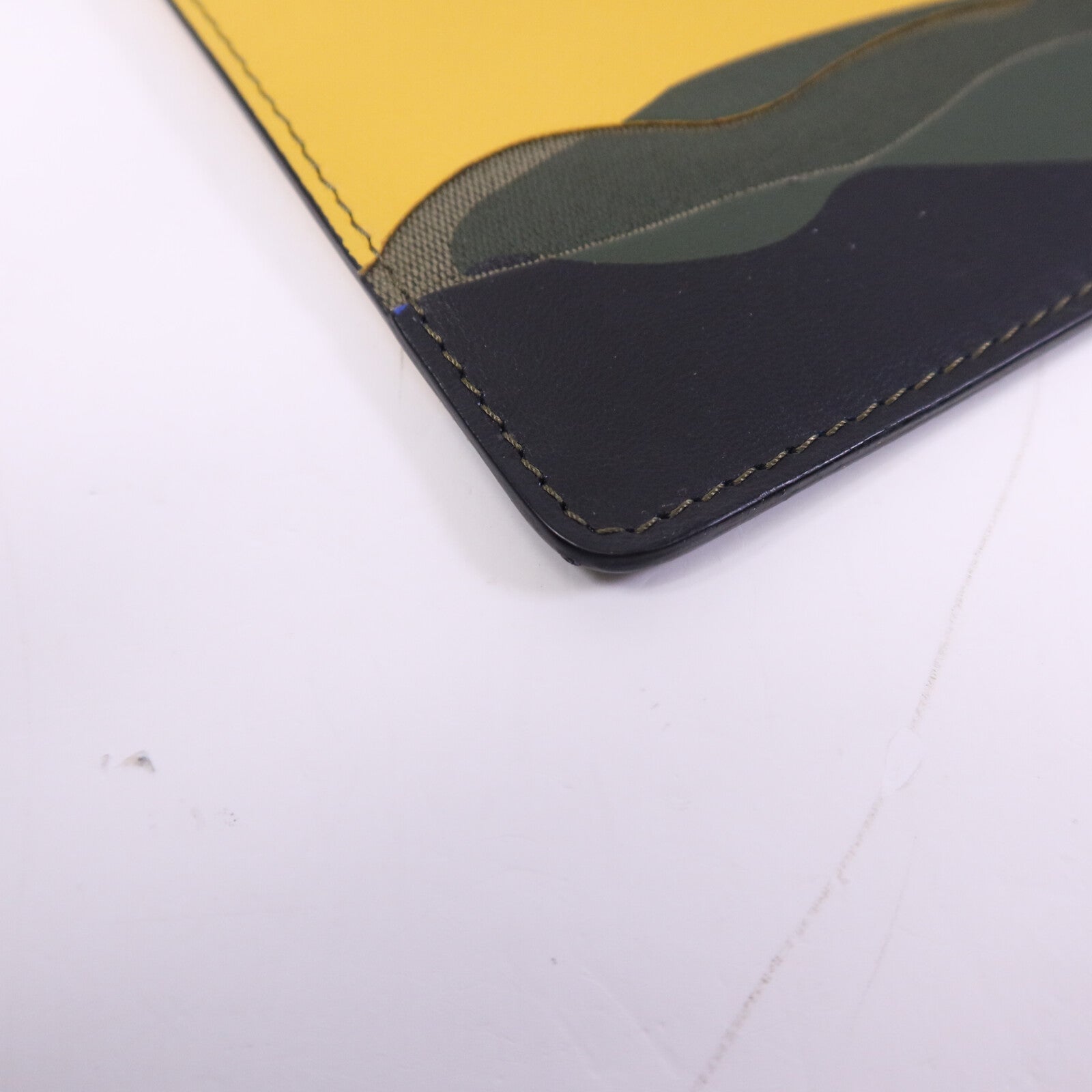 Valentino 帆布/牛皮皮革Clutch銀扣手拿包