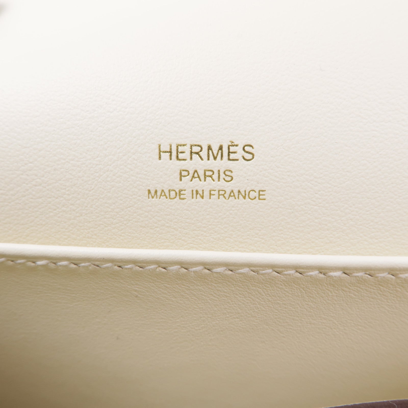 HERMES Swift皮革Mini Roulis金扣肩背袋Nata