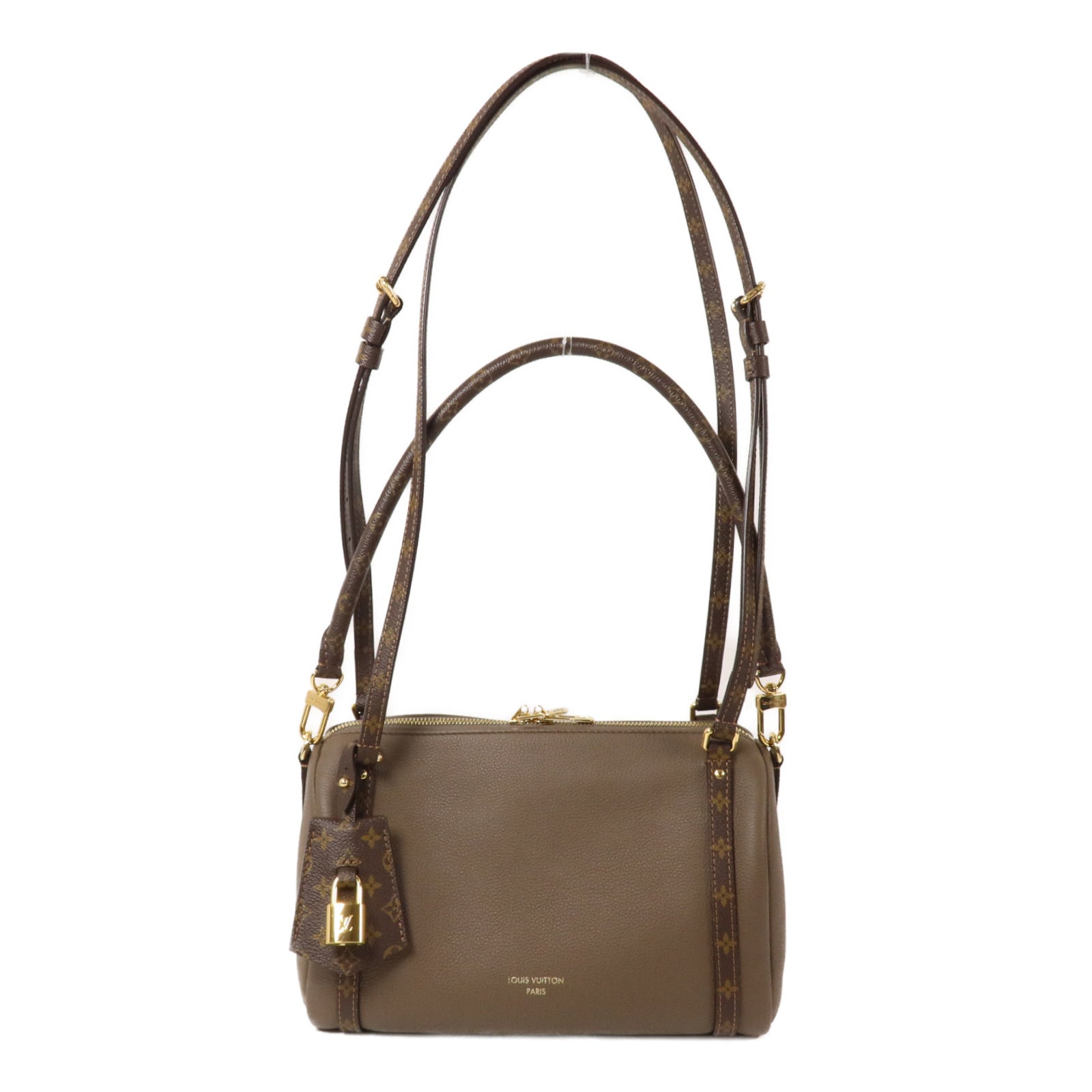LOUIS VUITTON Monogram/牛皮皮革Express PM手挽肩背兩用袋