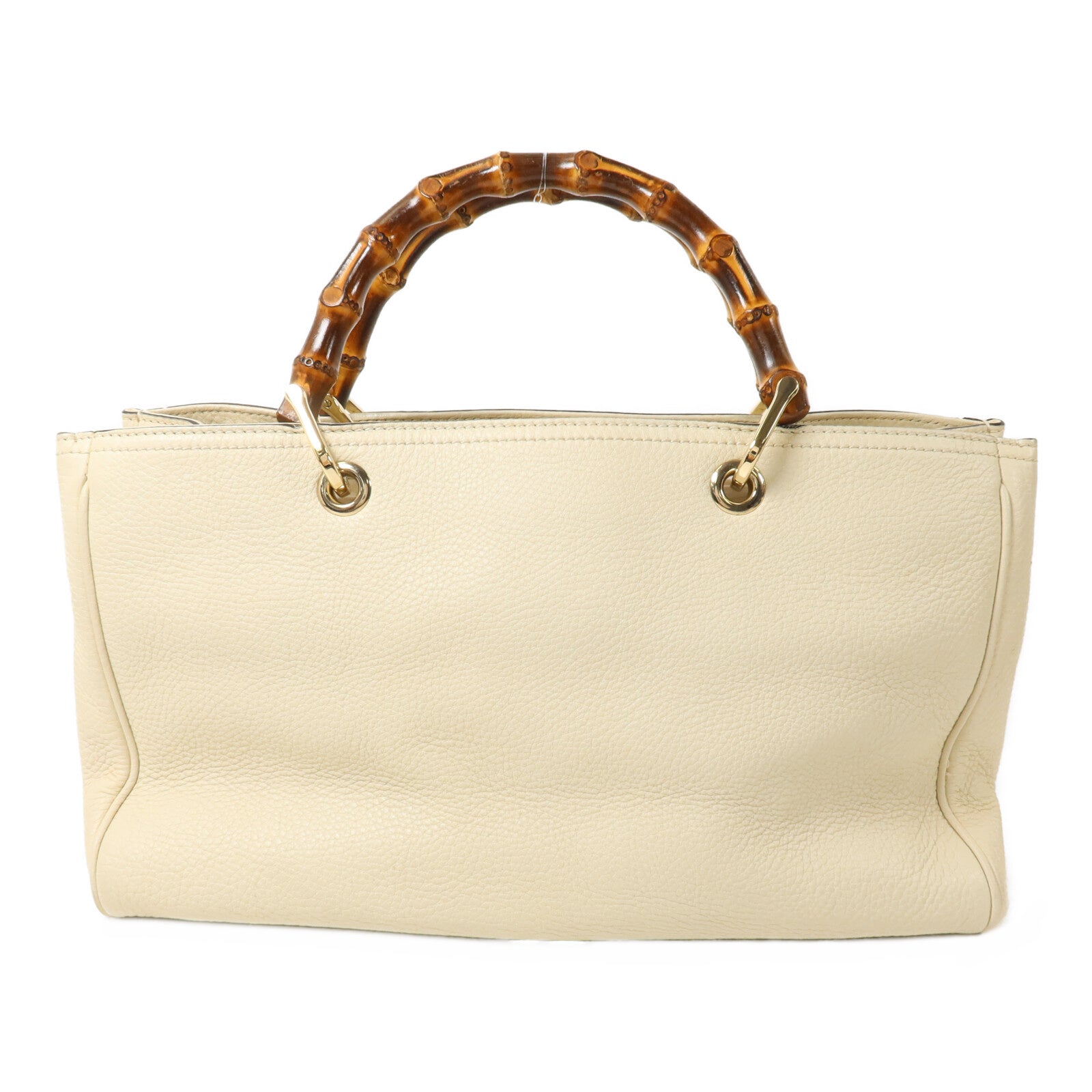 GUCCI 牛皮皮革Bamboo Shopper手挽肩背兩用袋