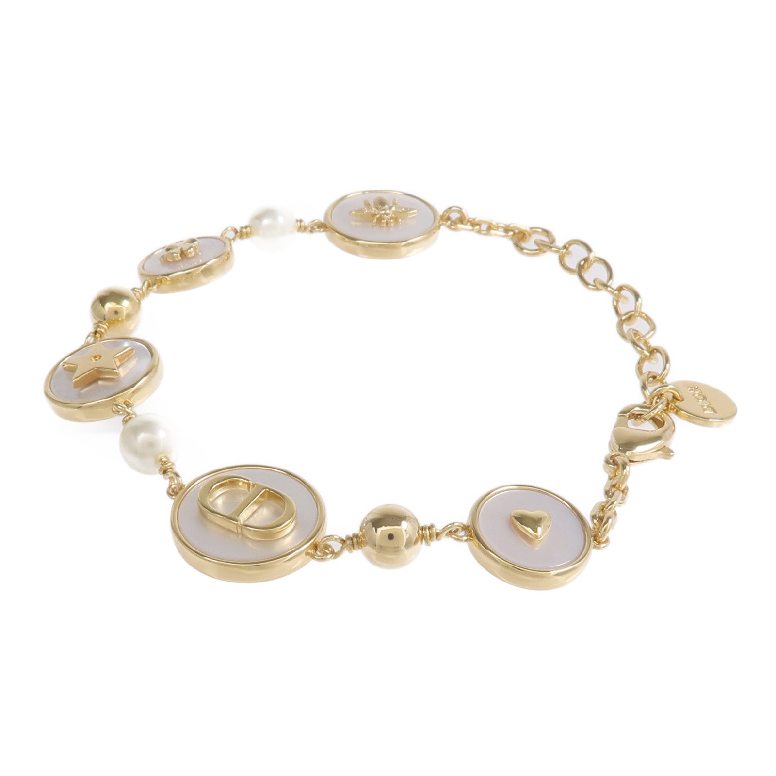 Dior 金屬/珍珠母貝Bracelet手鏈