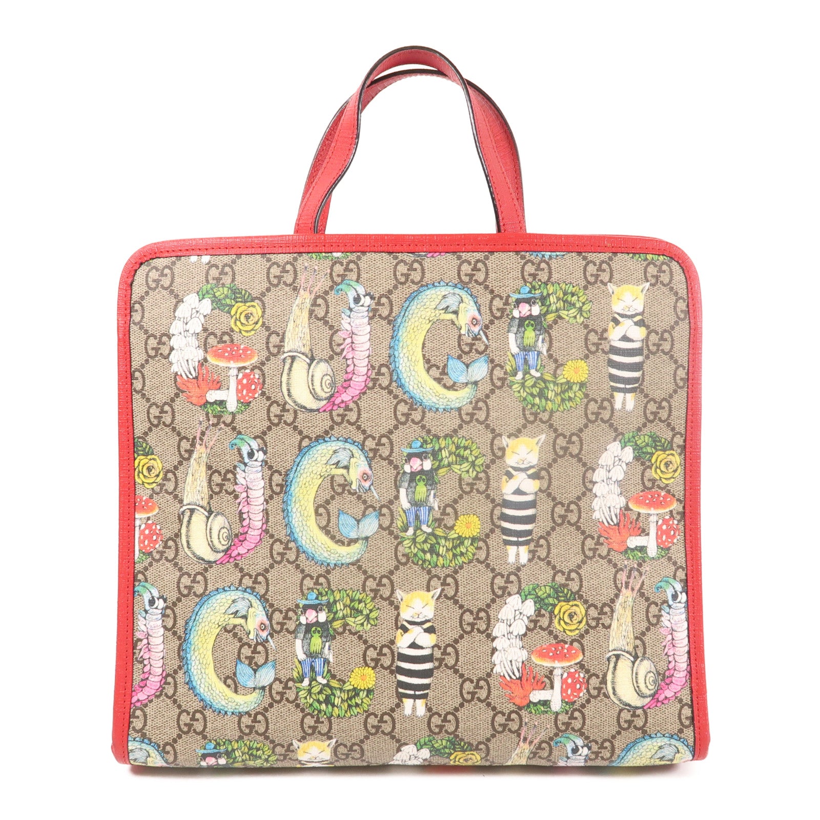 GUCCI 塗層帆布Yuko Higuchi Tote Bag手挽袋