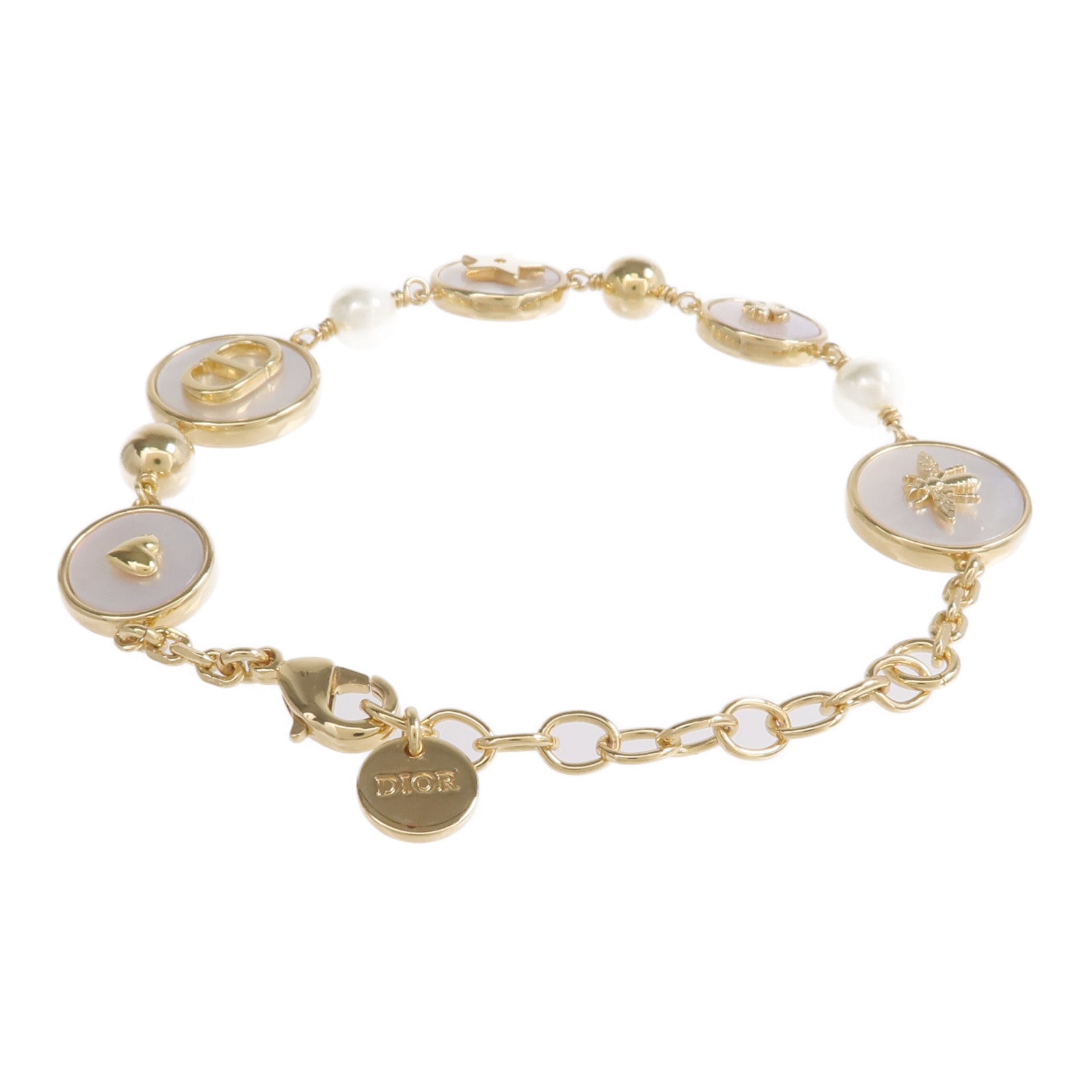 Dior 金屬/珍珠母貝Bracelet手鏈