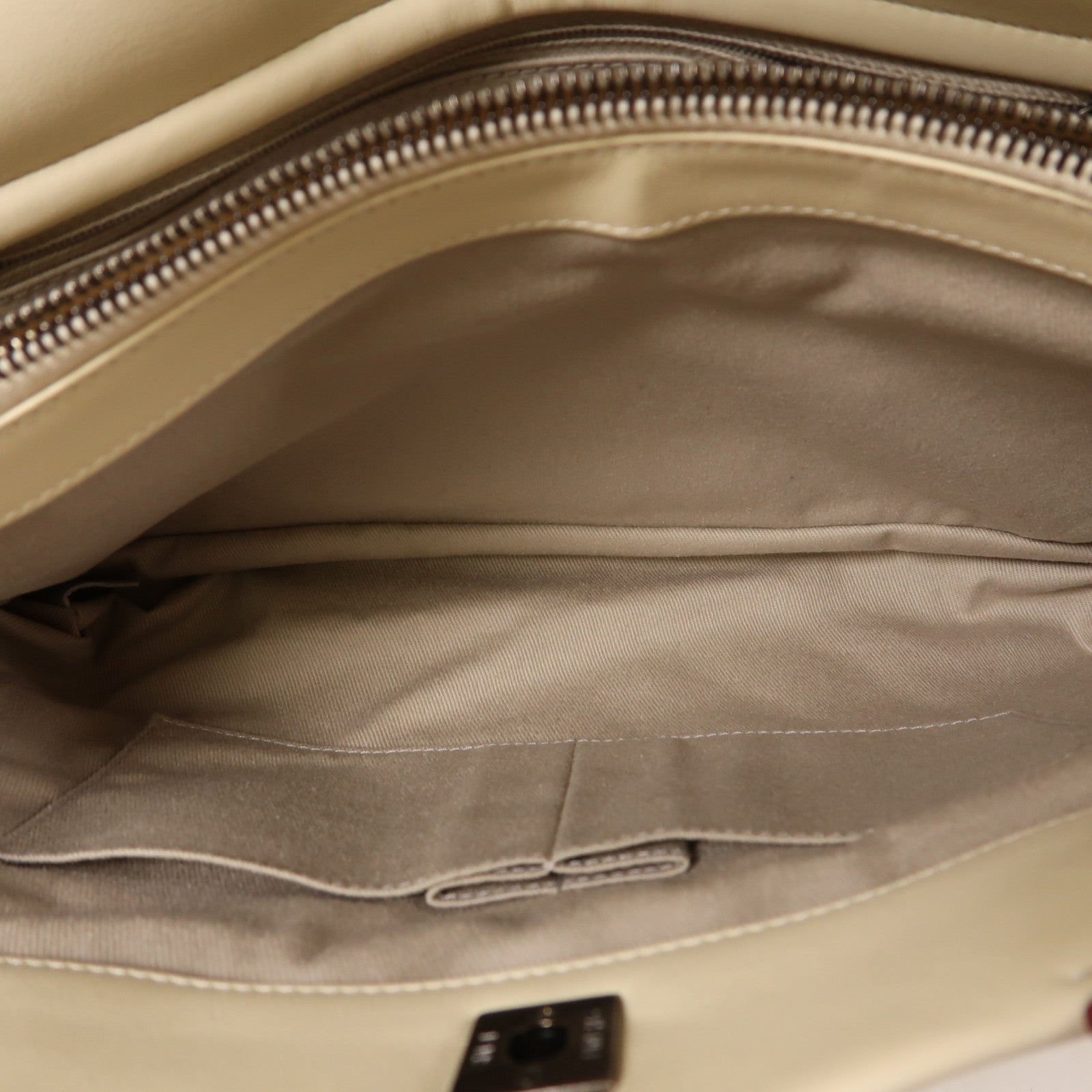 CHANEL 羊皮皮革2 Way Shoulder銀扣手挽肩背兩用袋