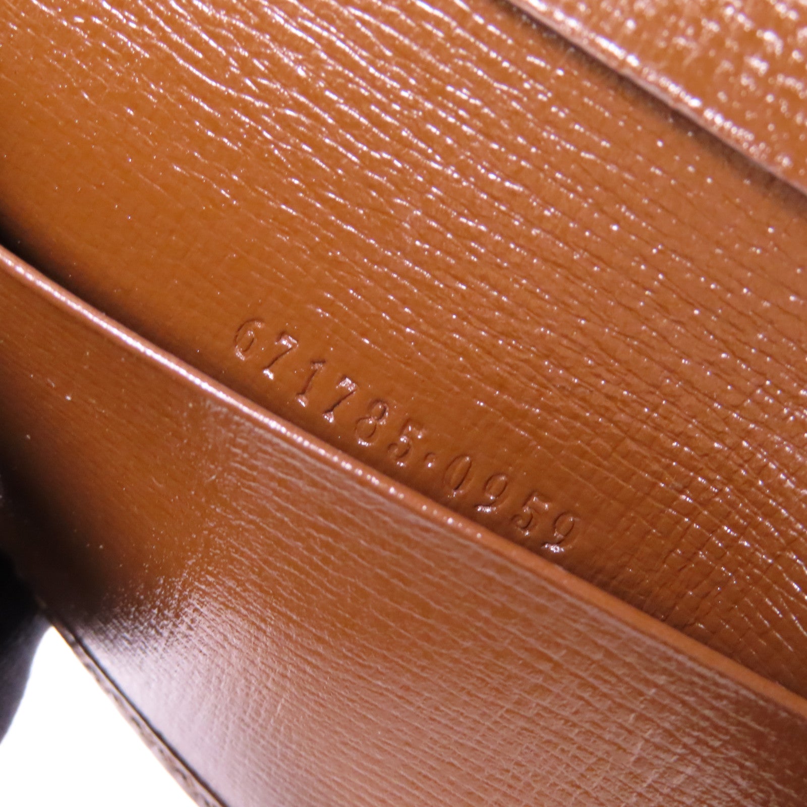 GUCCI 塗層帆布Key Holder金扣鎖匙包啡色