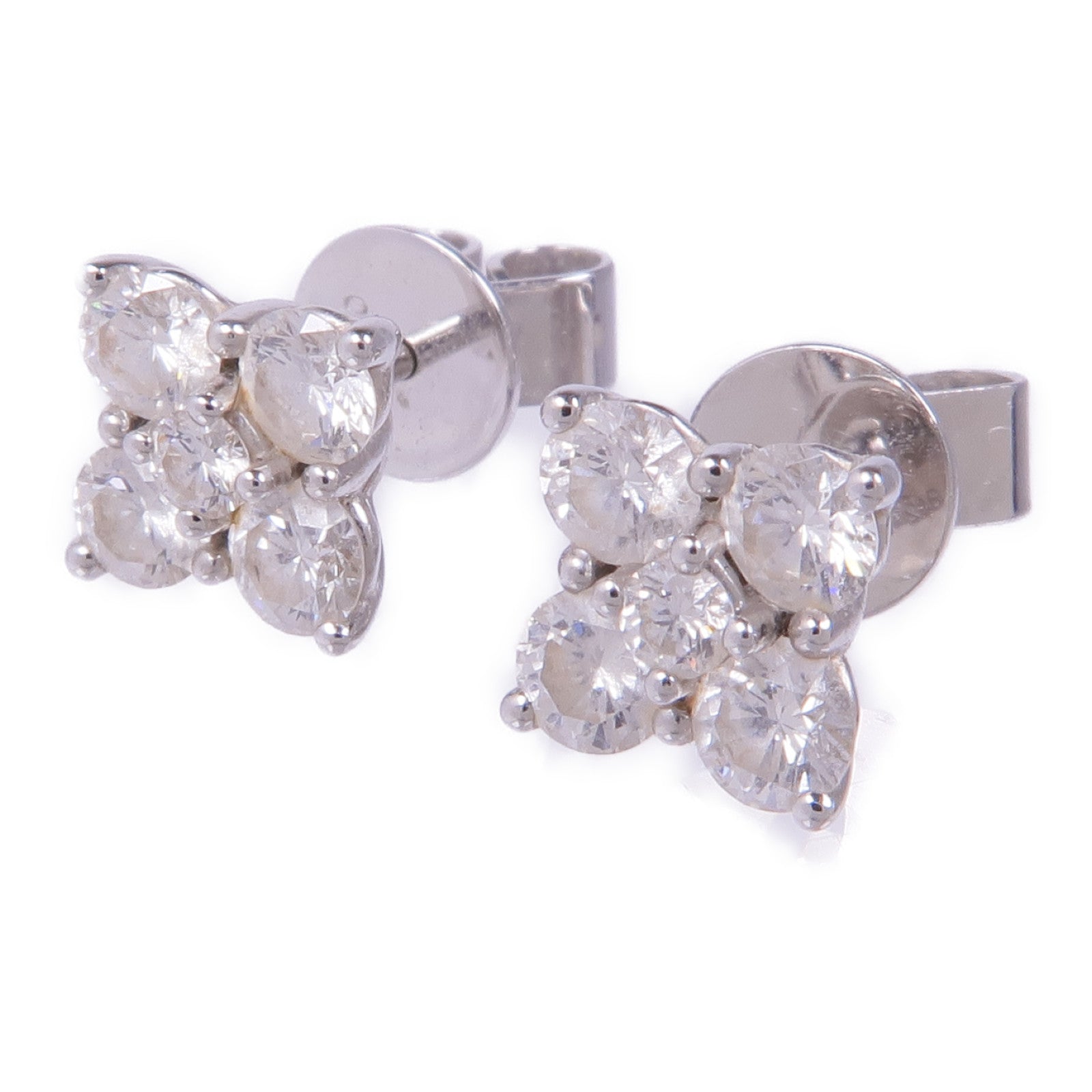 JEWELRY 18K白金Diamond Earrings鑽石耳環