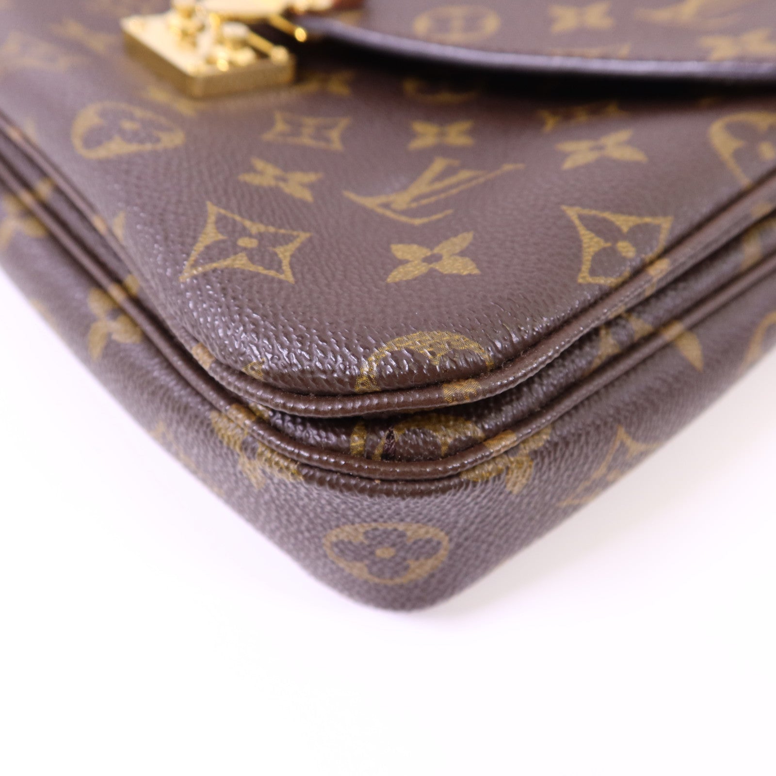 LOUIS VUITTON Monogram Pochette Metis MM金扣手挽肩背兩用袋M44875