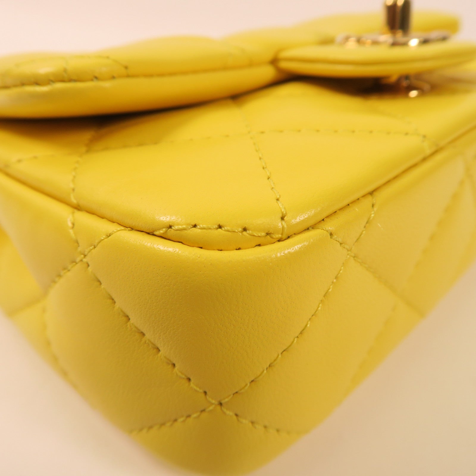 CHANEL 【激減優惠】羊皮皮革Flap Bag With Handle手挽肩背兩用袋