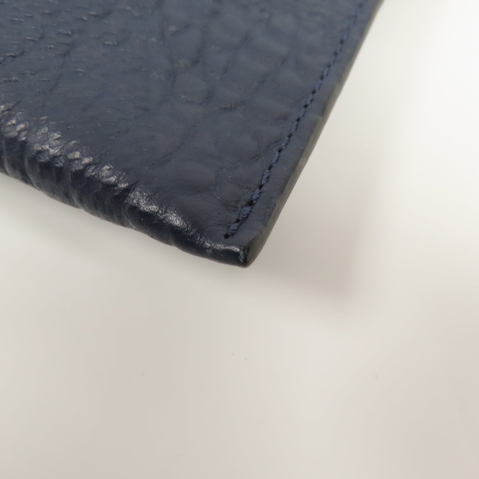 BURBERRY 牛皮皮革Shoulder Bag金扣鏈帶肩背袋深藍色
