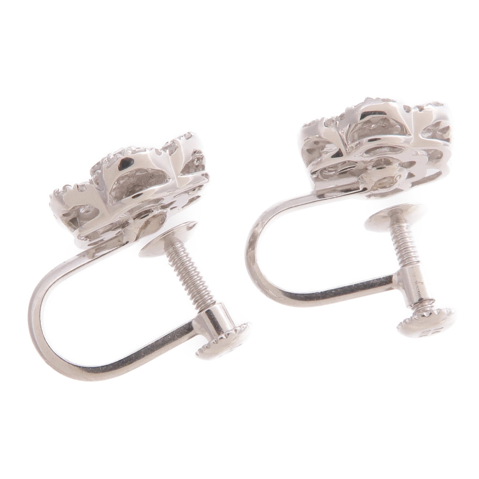 JEWELRY 18K白金Diamond Earrings鑽石耳環