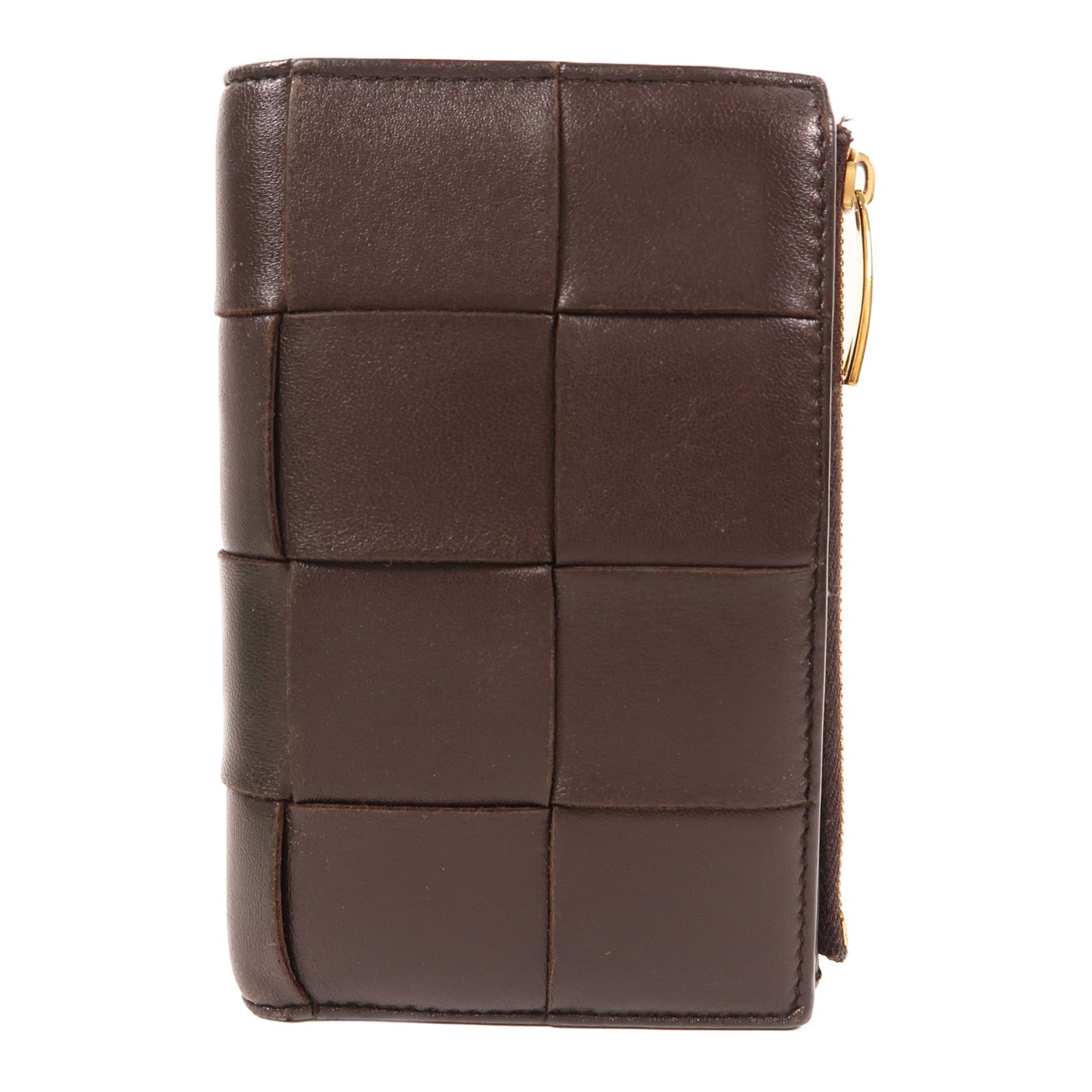 BOTTEGA VENETA 牛皮皮革Bi-Fold Wallet金扣錢包