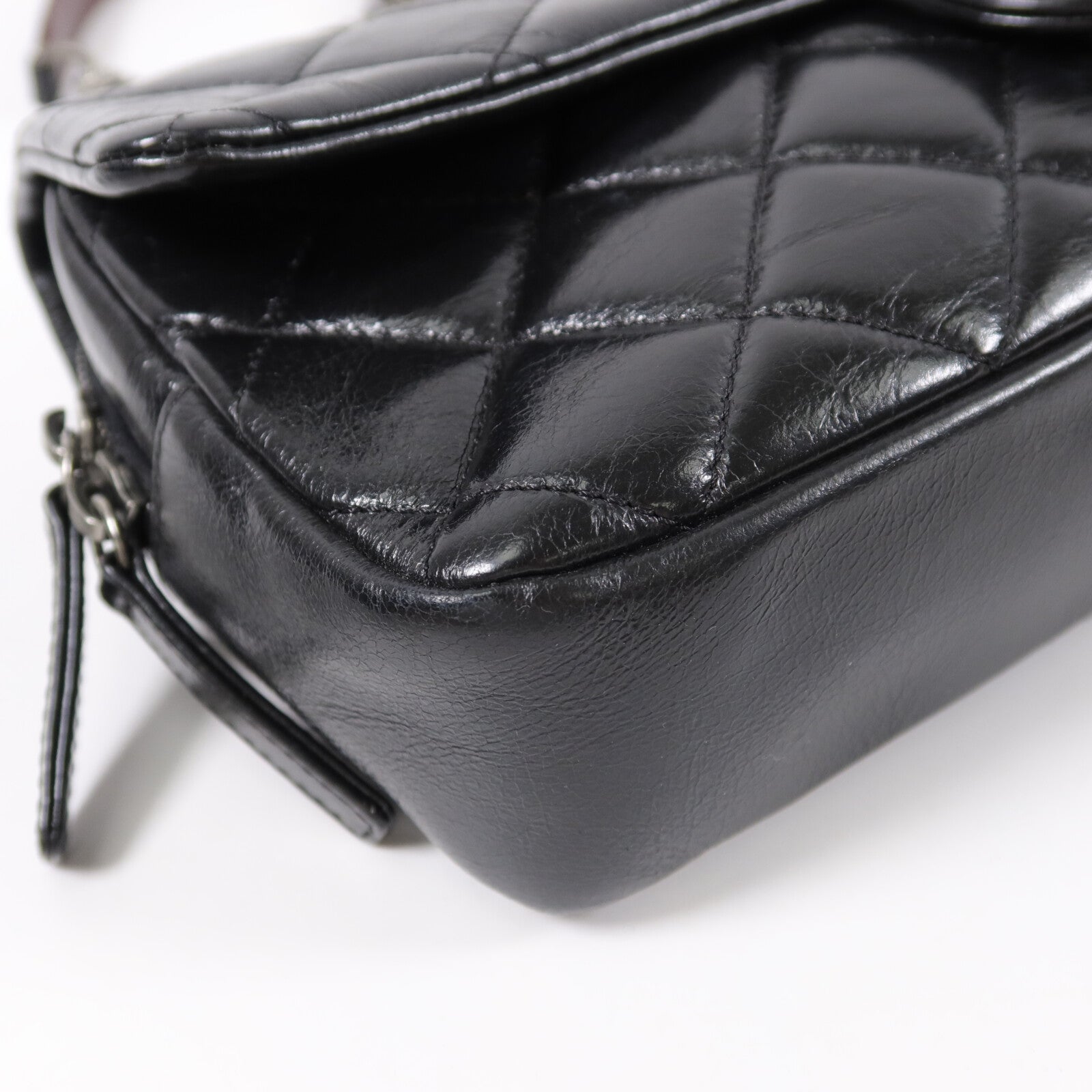 CHANEL 牛皮皮革Shoulder Bag鏈帶肩背袋