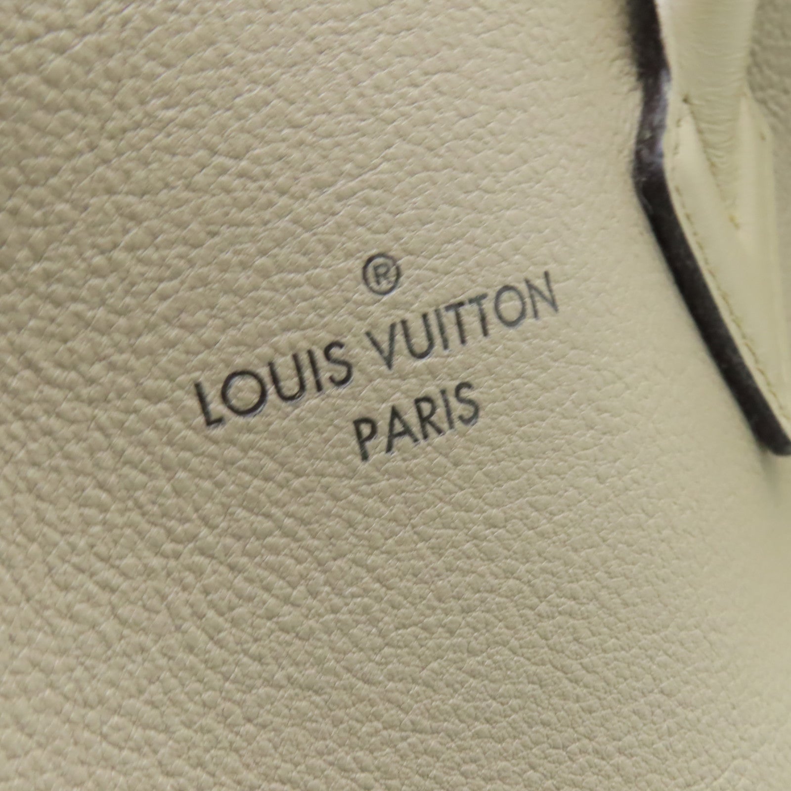 LOUIS VUITTON 【激減優惠】皮革Tote W PM金扣手挽袋米色