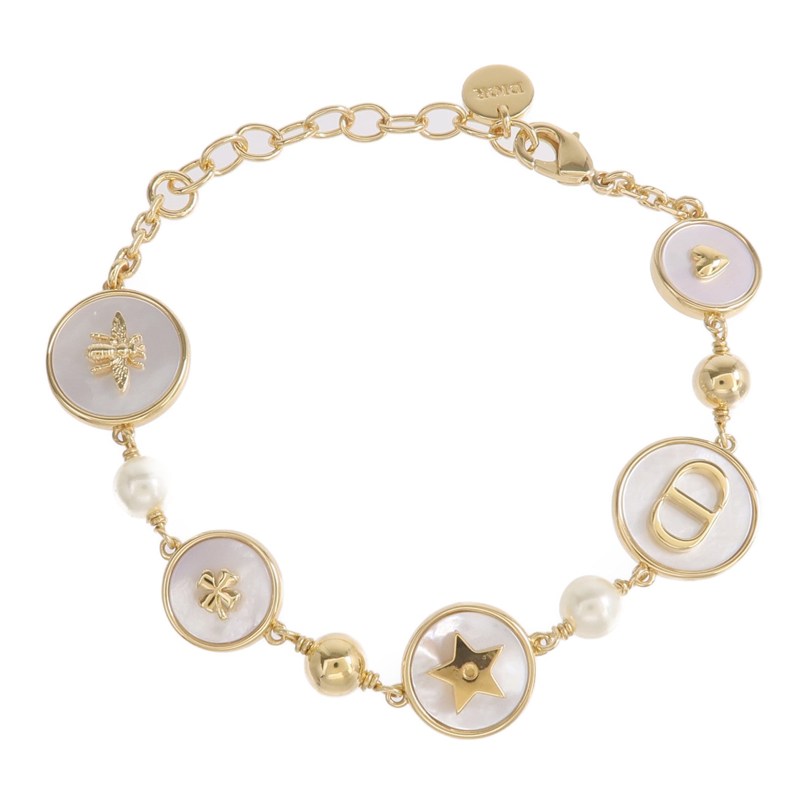 Dior 金屬/珍珠母貝Bracelet手鏈