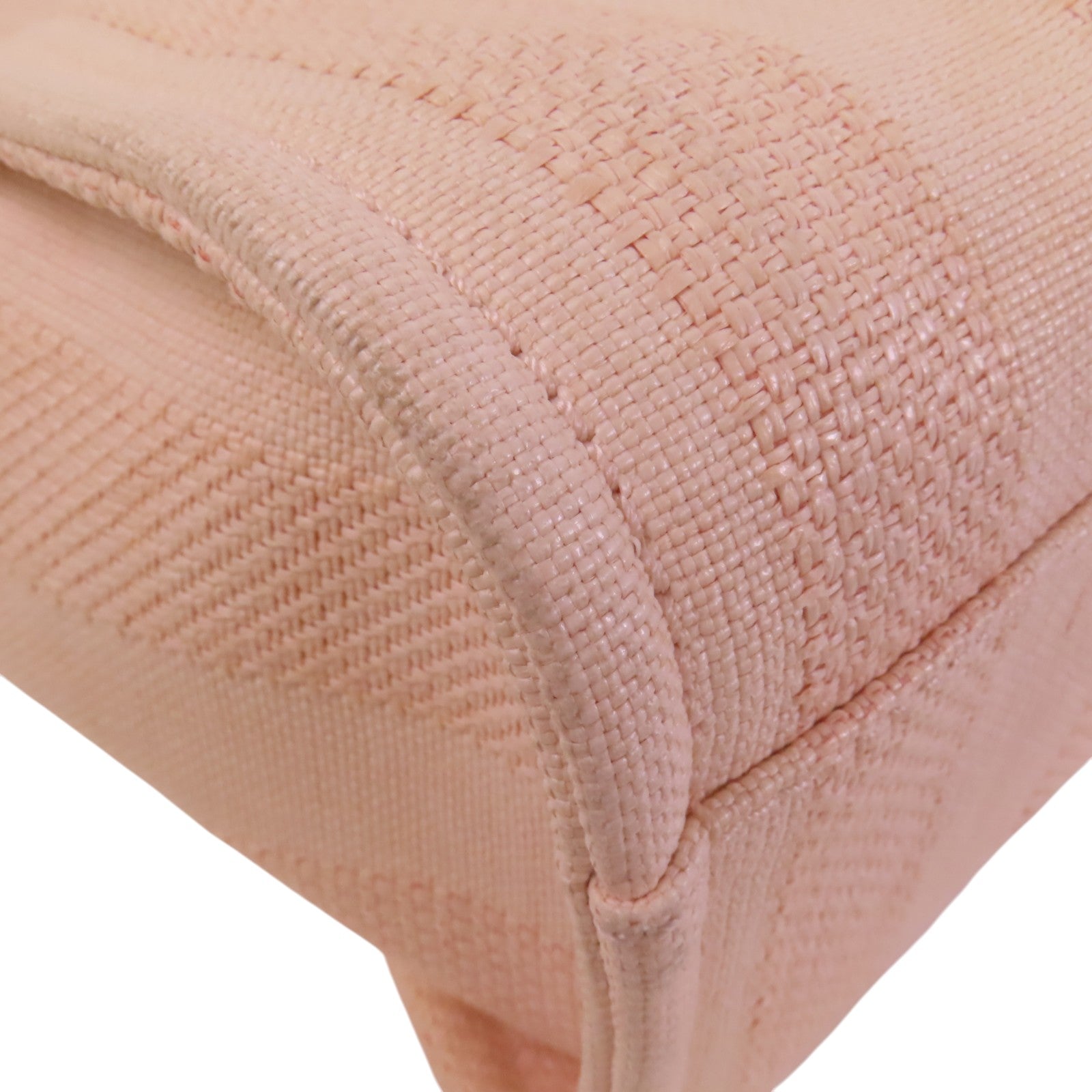 CHANEL 帆布Deauville MM銀扣肩背袋