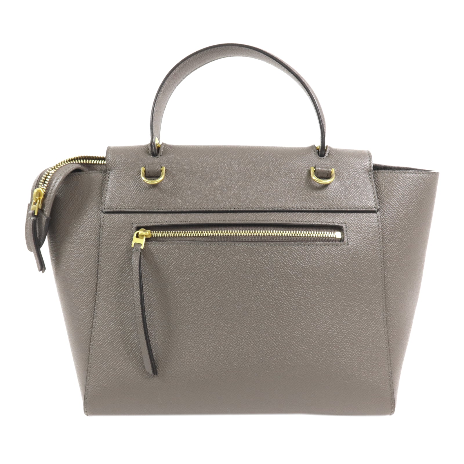 CELINE 牛皮皮革Nano Belt Bag金扣手挽肩背兩用袋