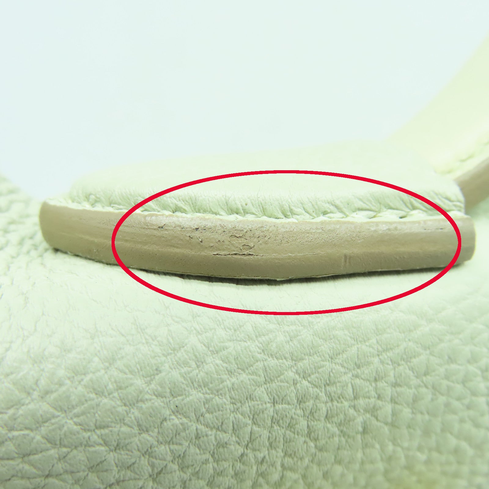 HERMES Clemence皮革2424金扣手挽肩背兩用袋珍珠灰色
