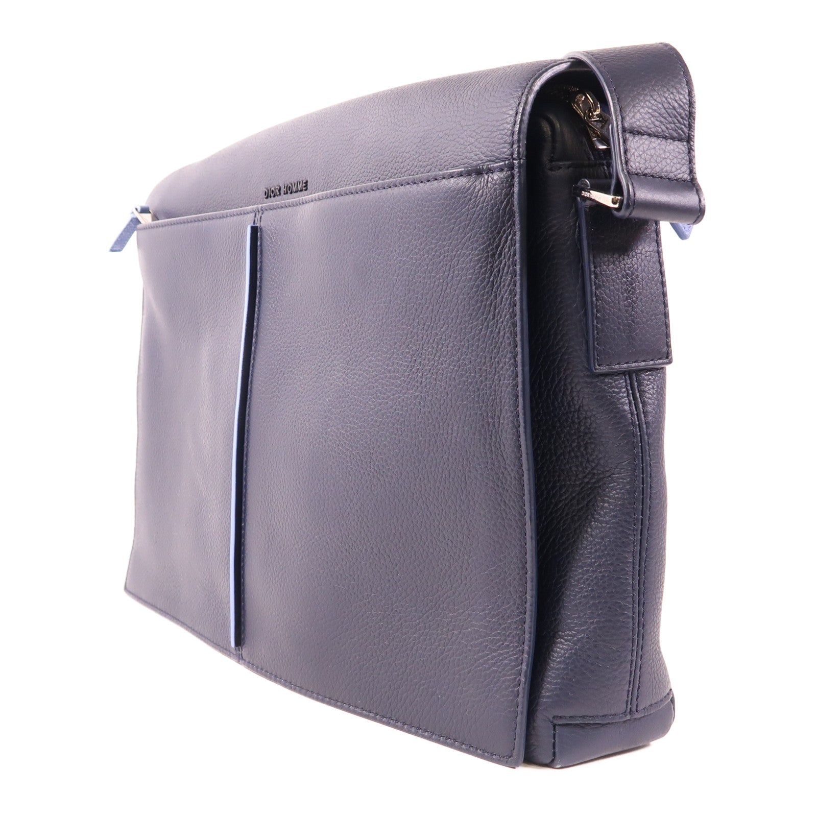 Dior 牛皮皮革Shoulder Bag銀扣肩背袋