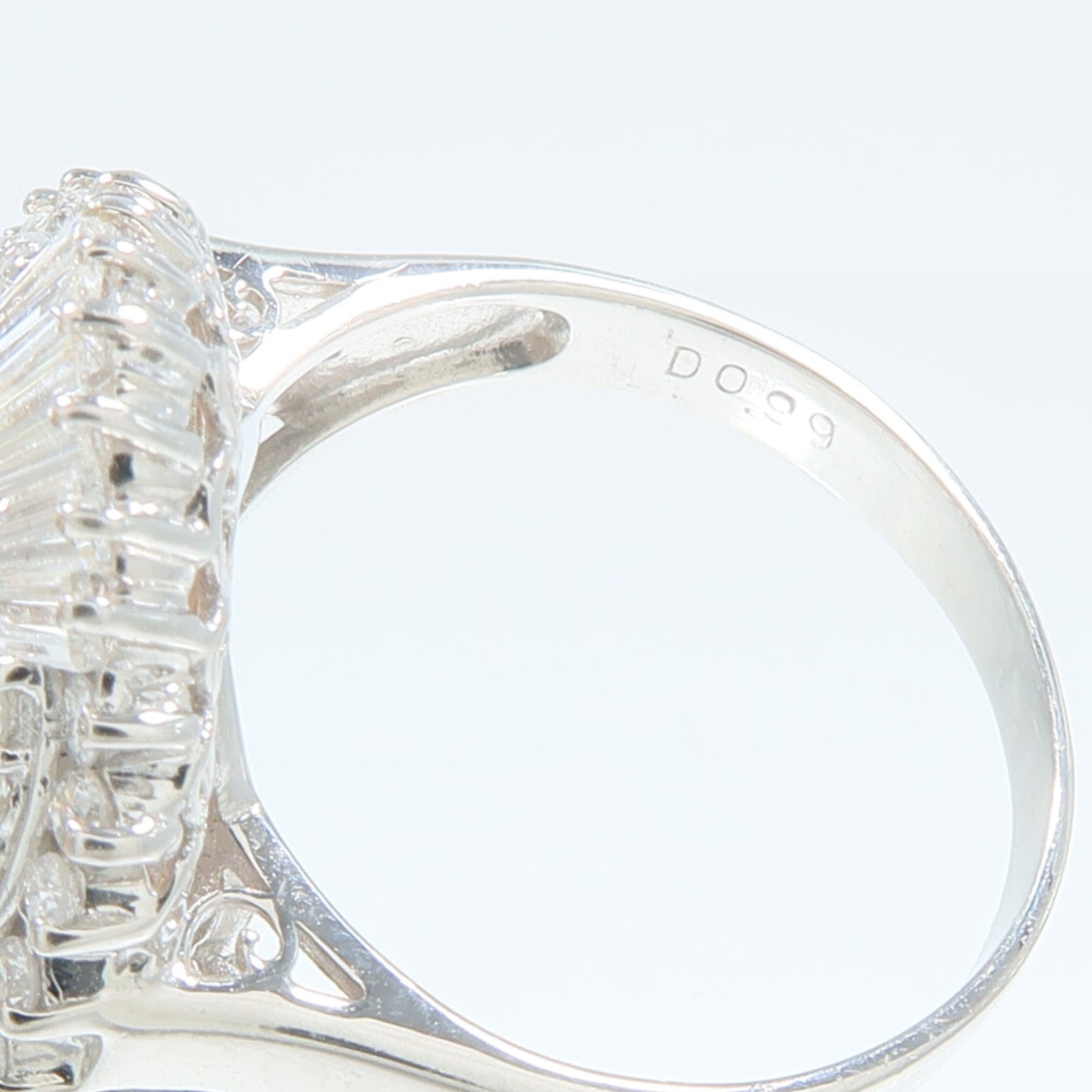 JEWELRY PT900鉑金Pearl Diamond Ring珍珠/鑽石戒指