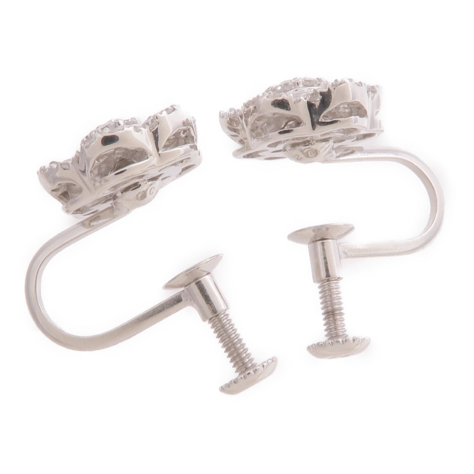 JEWELRY 18K白金Diamond Earrings鑽石耳環