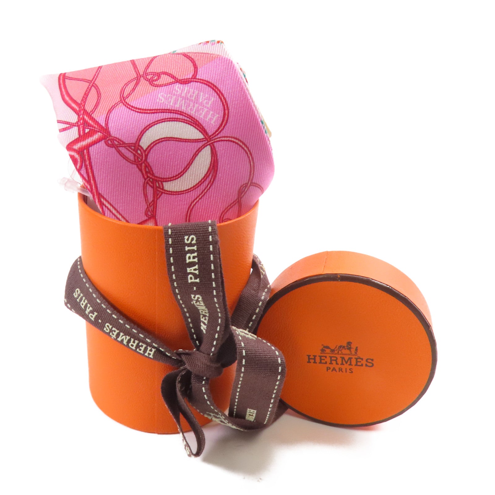 HERMES 絲質Twilly絲巾