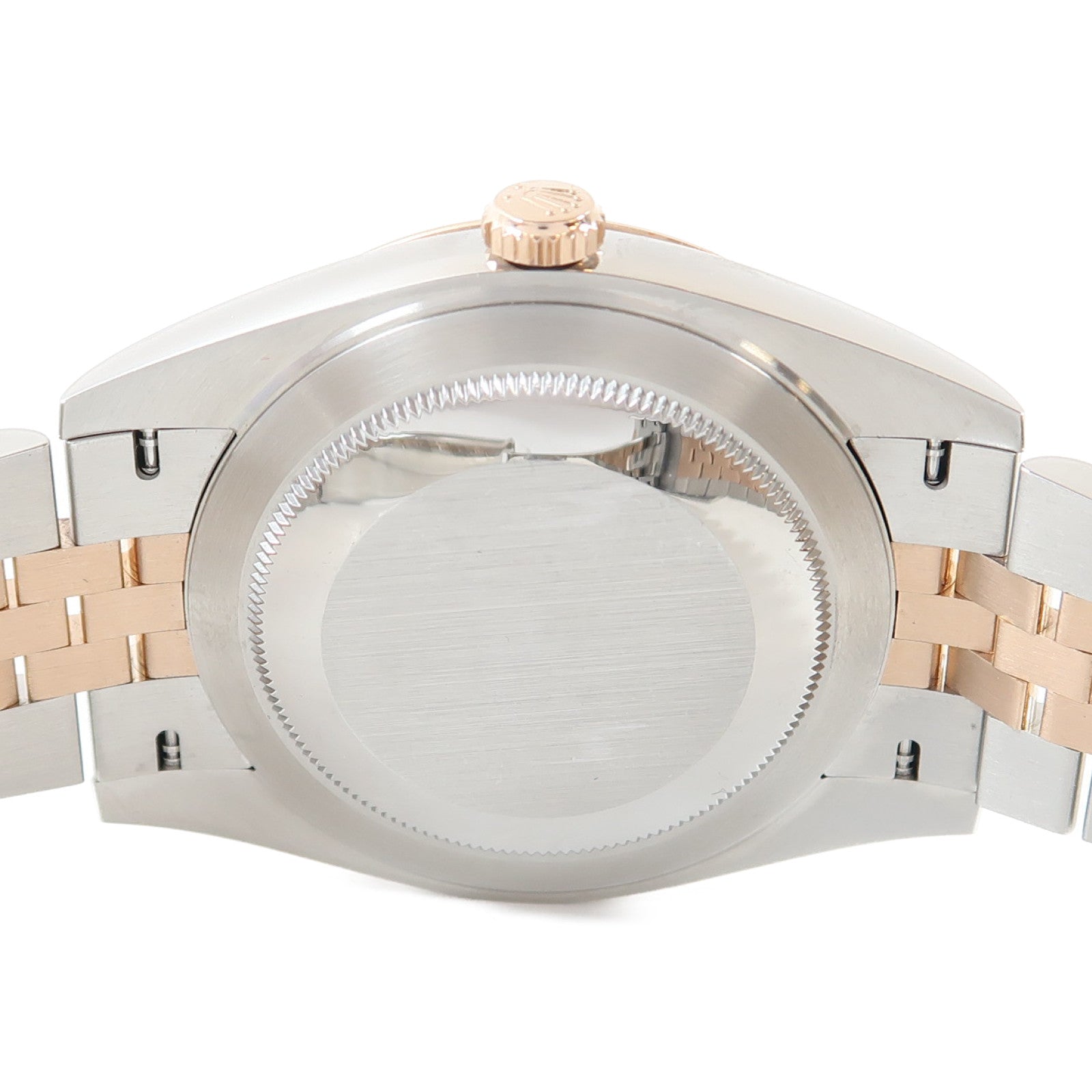 ROLEX Datejust 18K玫瑰金/不鏽鋼手錶自動機芯灰色
