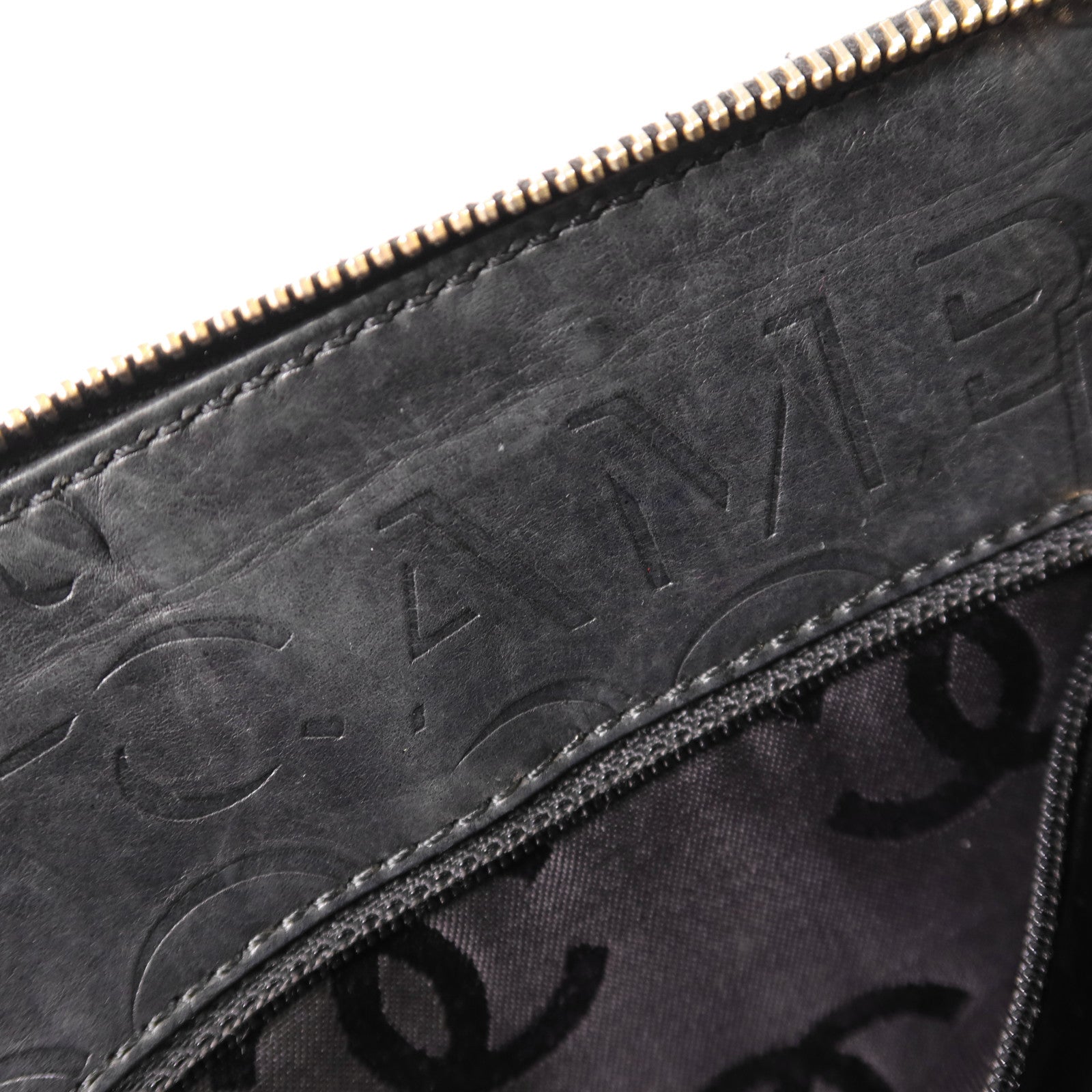 CHANEL 羊皮皮革Vintage Chain Shoulder金扣鏈帶肩背袋