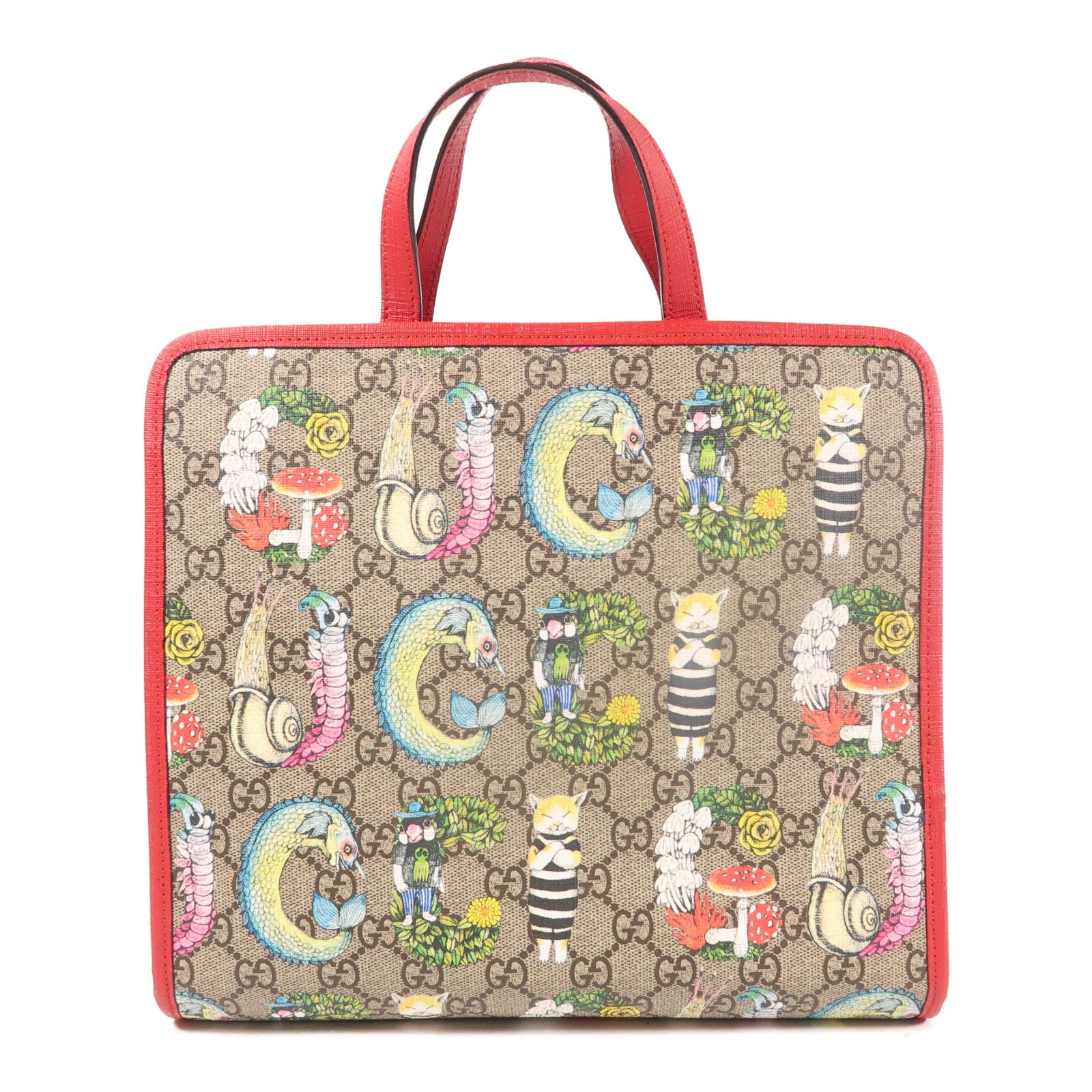 GUCCI 塗層帆布Yuko Higuchi Tote Bag手挽袋