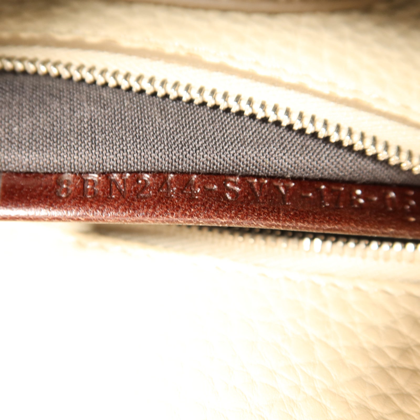 FENDI 【激減優惠】蛇皮皮革/牛皮皮革Mini Peekaboo銀扣手挽肩背兩用袋